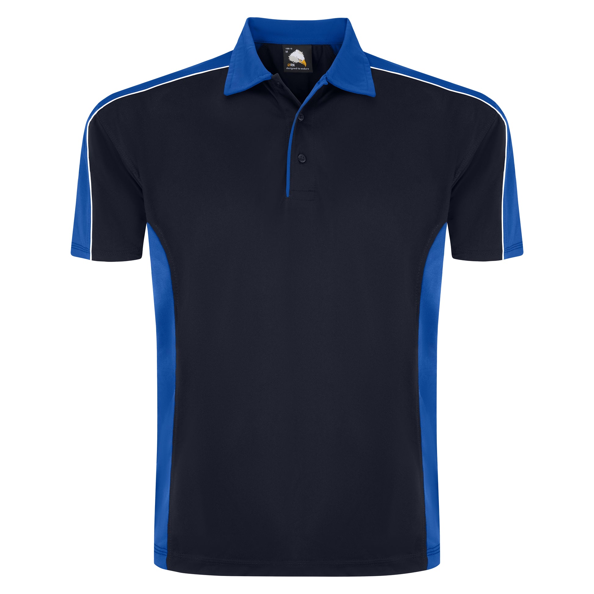 Avocet Wicking Poloshirt Navy - Royal Front