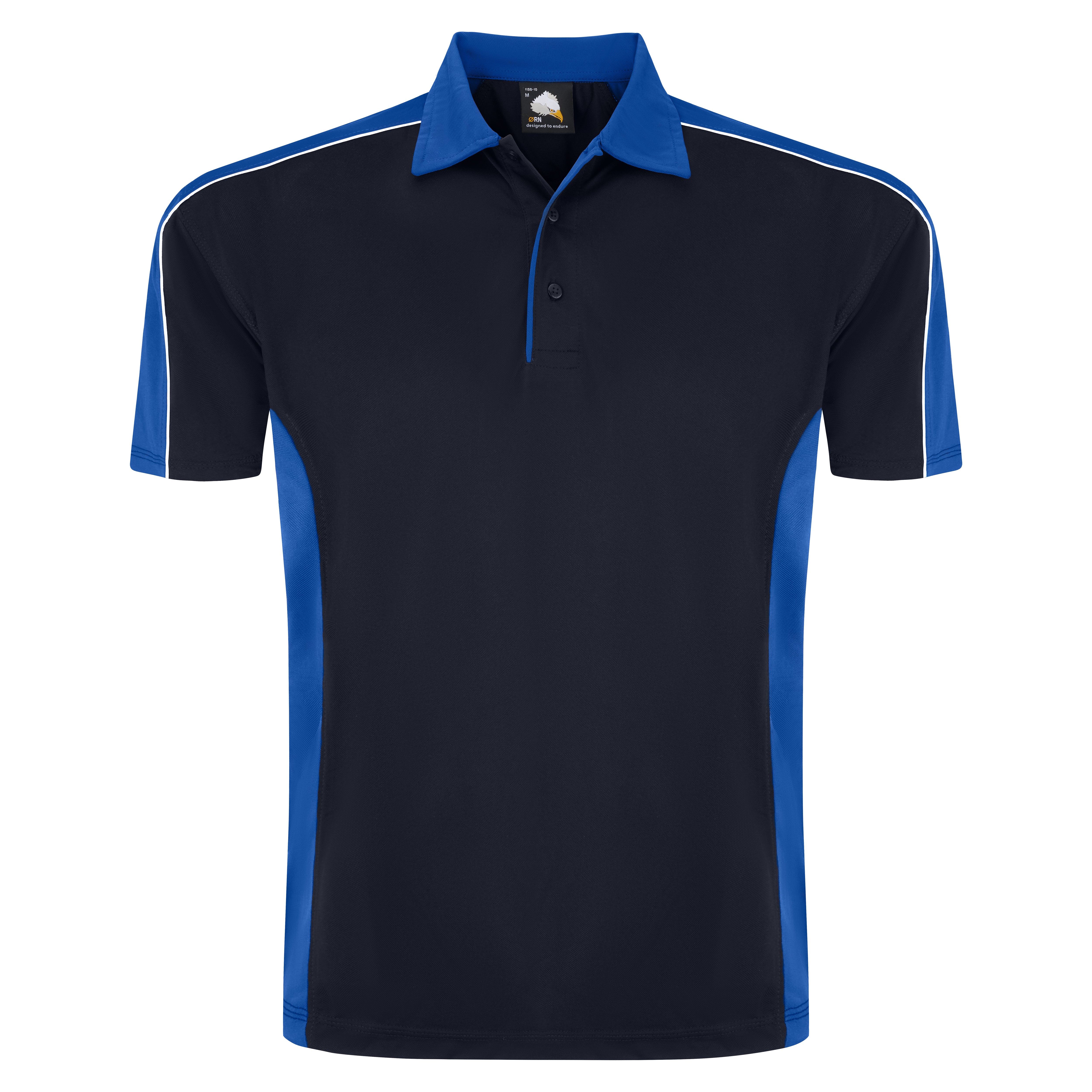 Avocet Wicking Poloshirt Navy - Royal Front