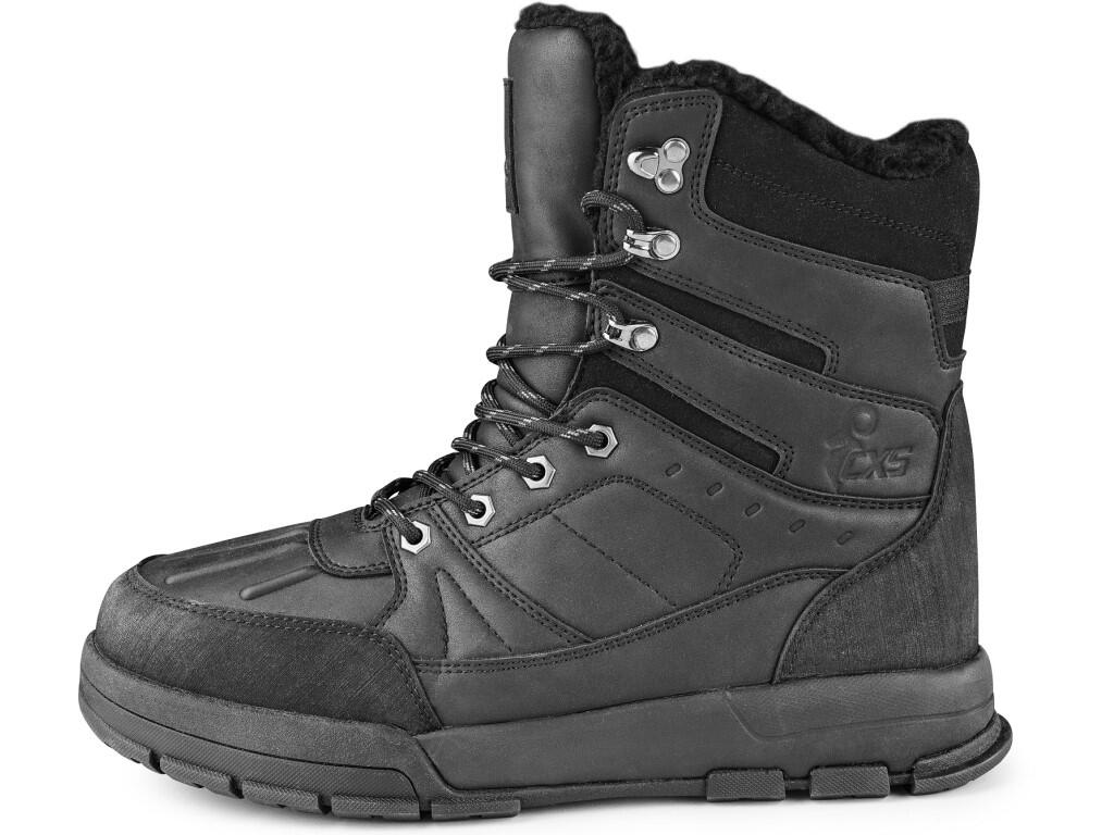 Semi-shank footwear CXS WINTER BEAR: Stylish winter mid-cut boots insulated with faux fur for high comfort during freezing days. The water-resistant upper made of synthetic leathe…