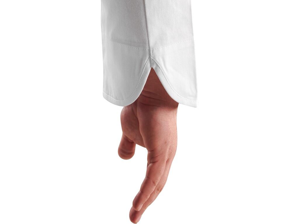 Chef’s jacket CXS RAVI: Classic chef’s jacket with an elegant stand-up collar and a back yoke. The double-breasted closure with practical snap buttons ensures easy dressing and a…