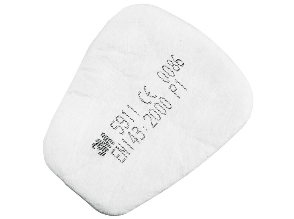 Filter 3M 5911: Filter of class P1, protection against solid and liquid aerosols up to 4 x NPF, can be used individually or as a pre-filter.