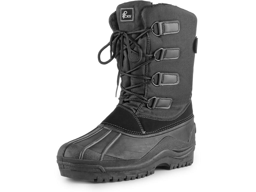 Semi-shank footwear CXS WINTER FROST: > Winter semi-shank footwear, casual, with reflective accessories. Material: waterproof textile upper combined with PU accessories, textile l…