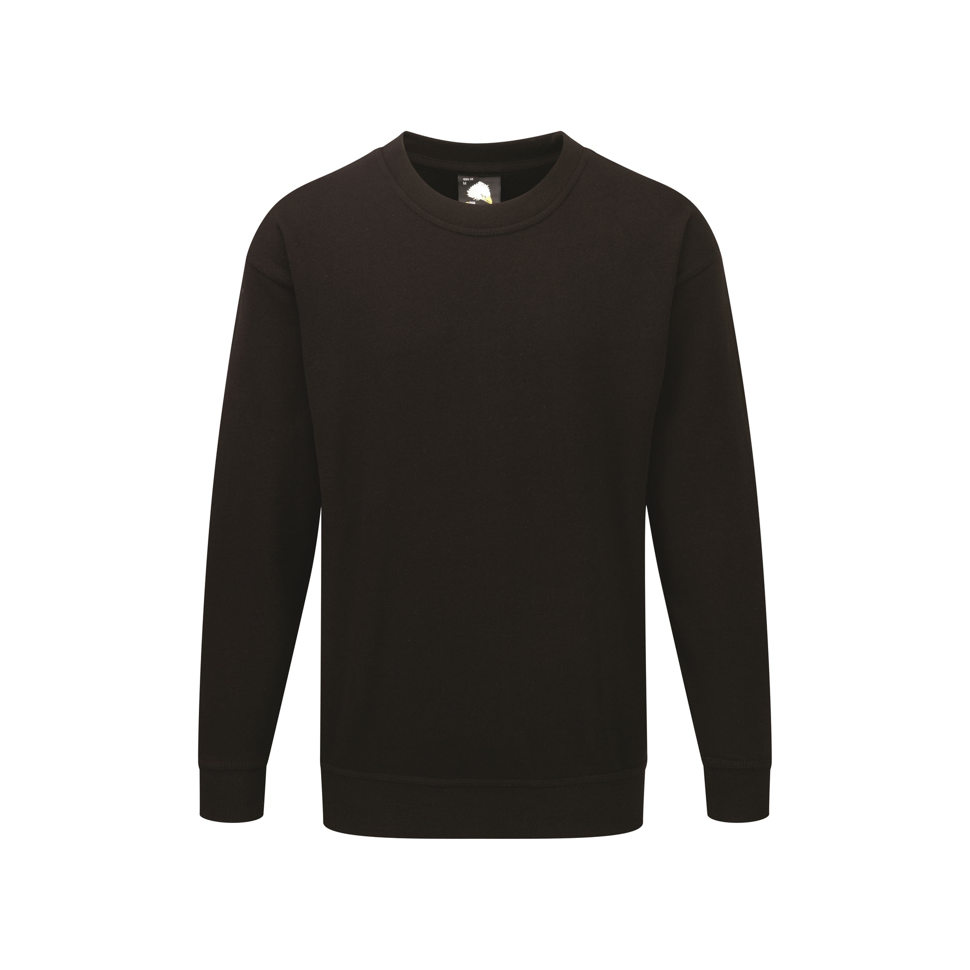 Seagull 100% Cotton Sweatshirt Black Front