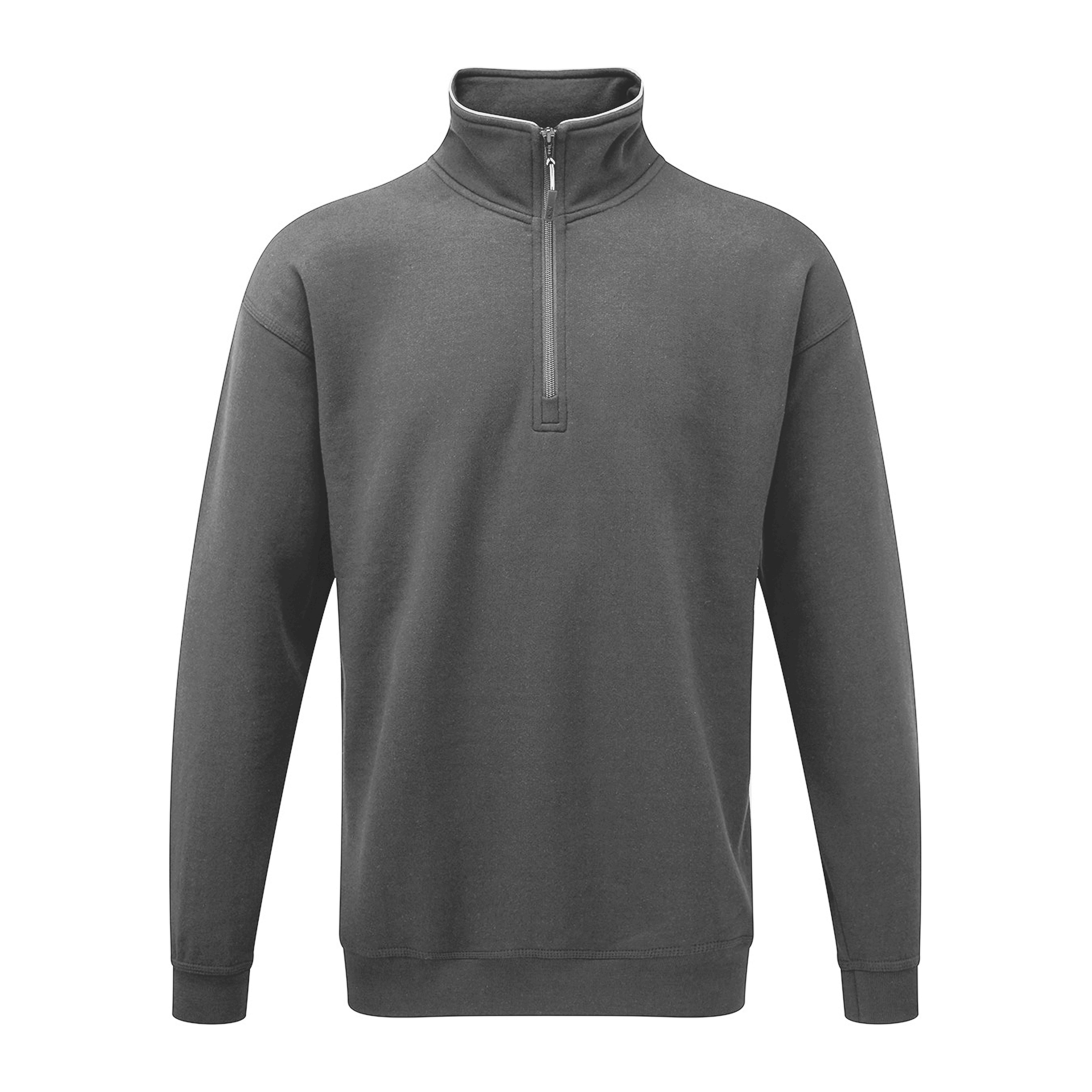 Grouse Quarter Zip Sweatshirt Graphite Front