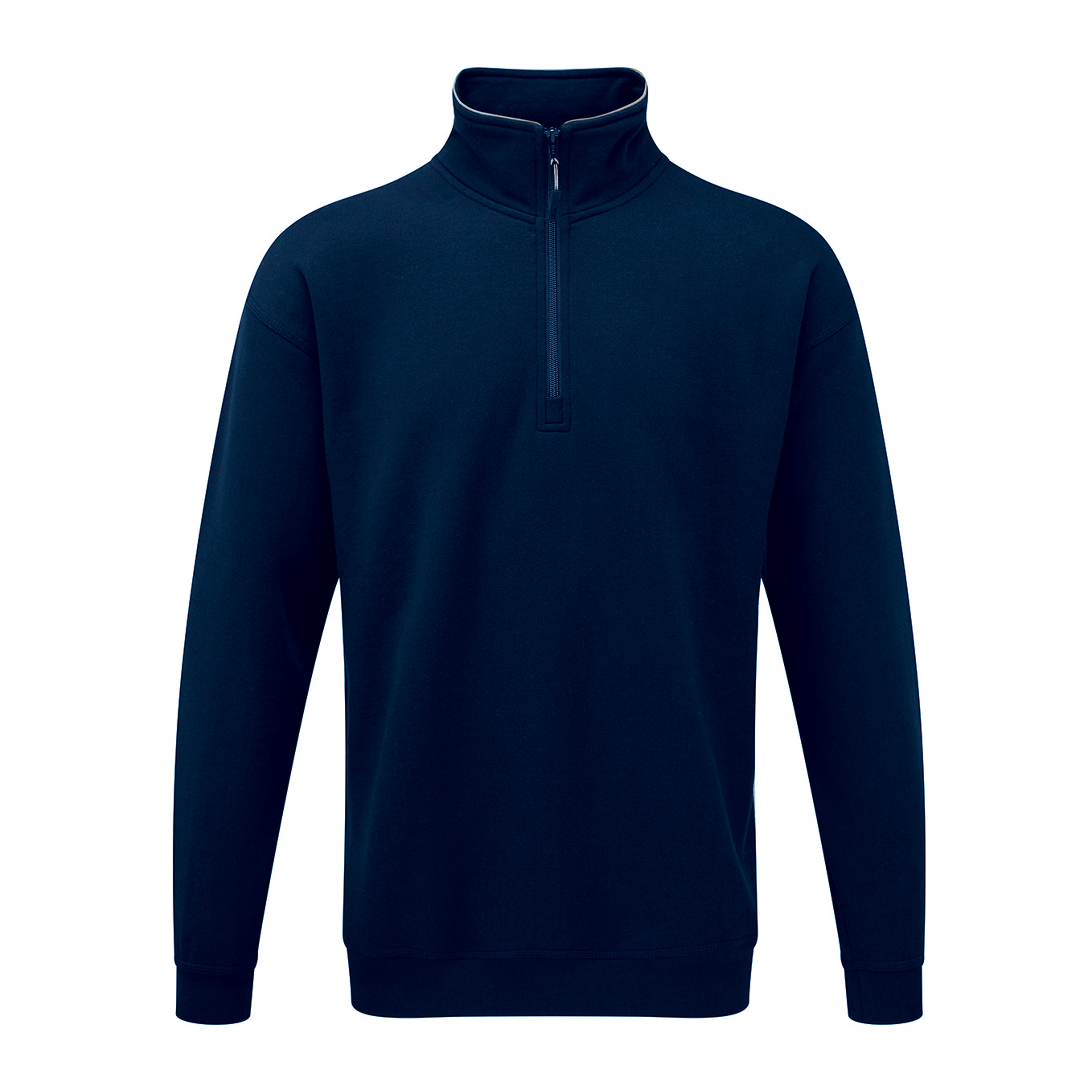 Grouse Quarter Zip Sweatshirt Navy Front