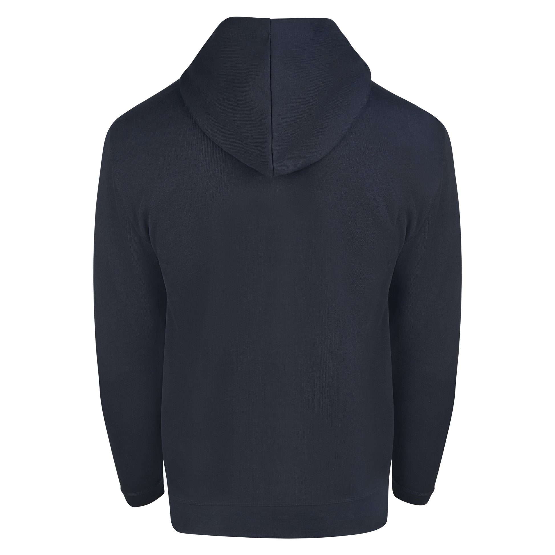 Macaw Zipped Hoodie Navy Back