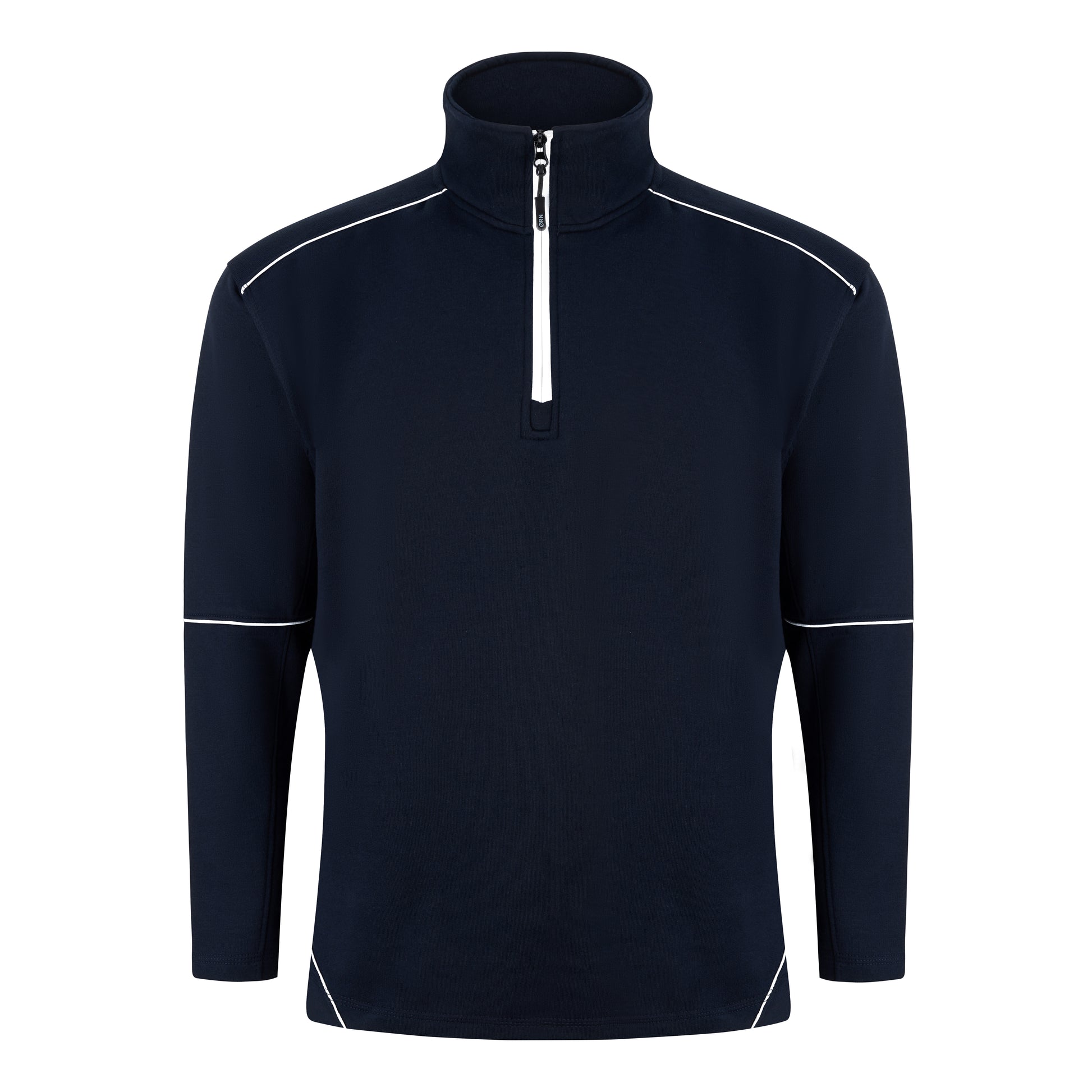 Fireback Quarter Zip Sweatshirt Navy - Navy Front