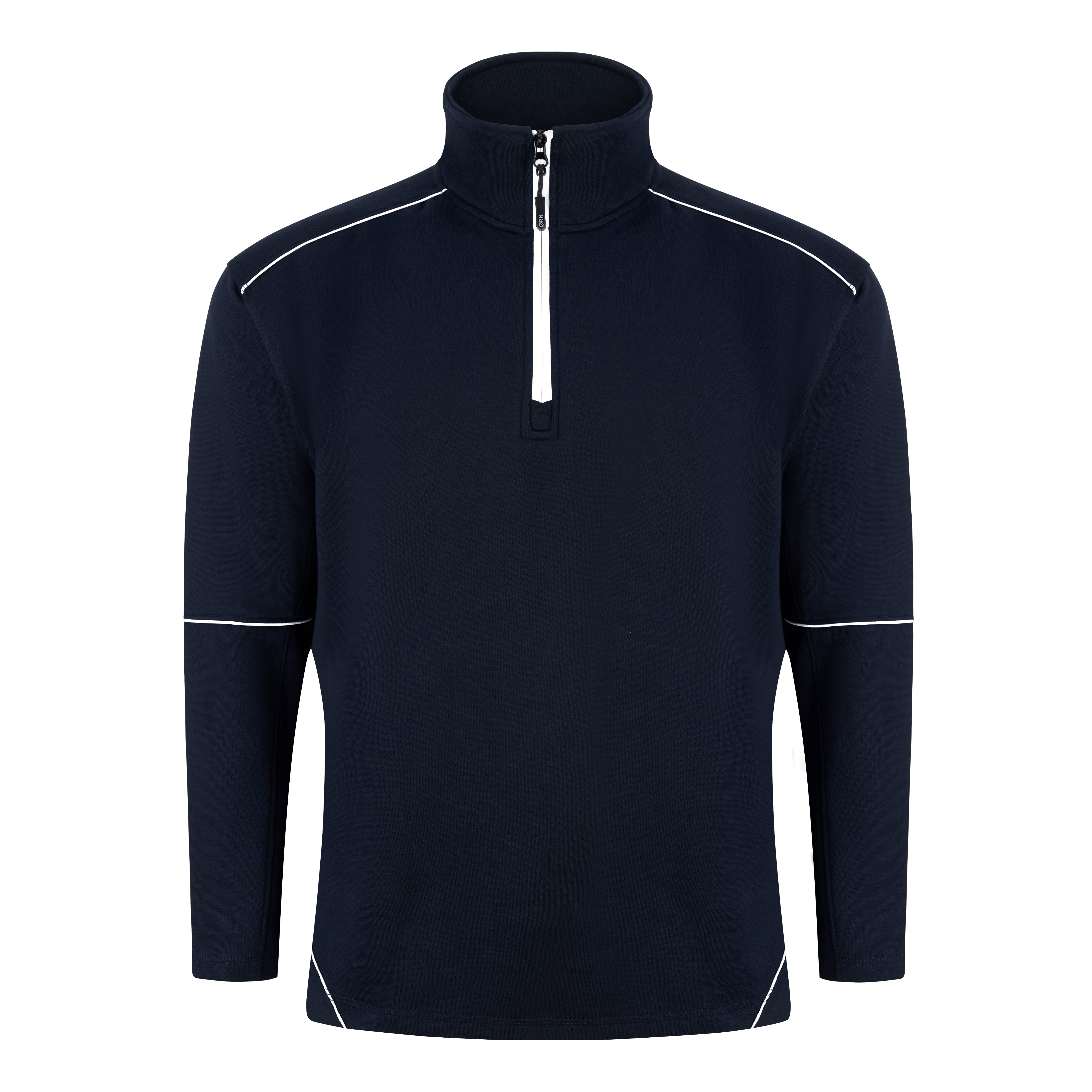 Fireback Quarter Zip Sweatshirt Navy - Navy Front