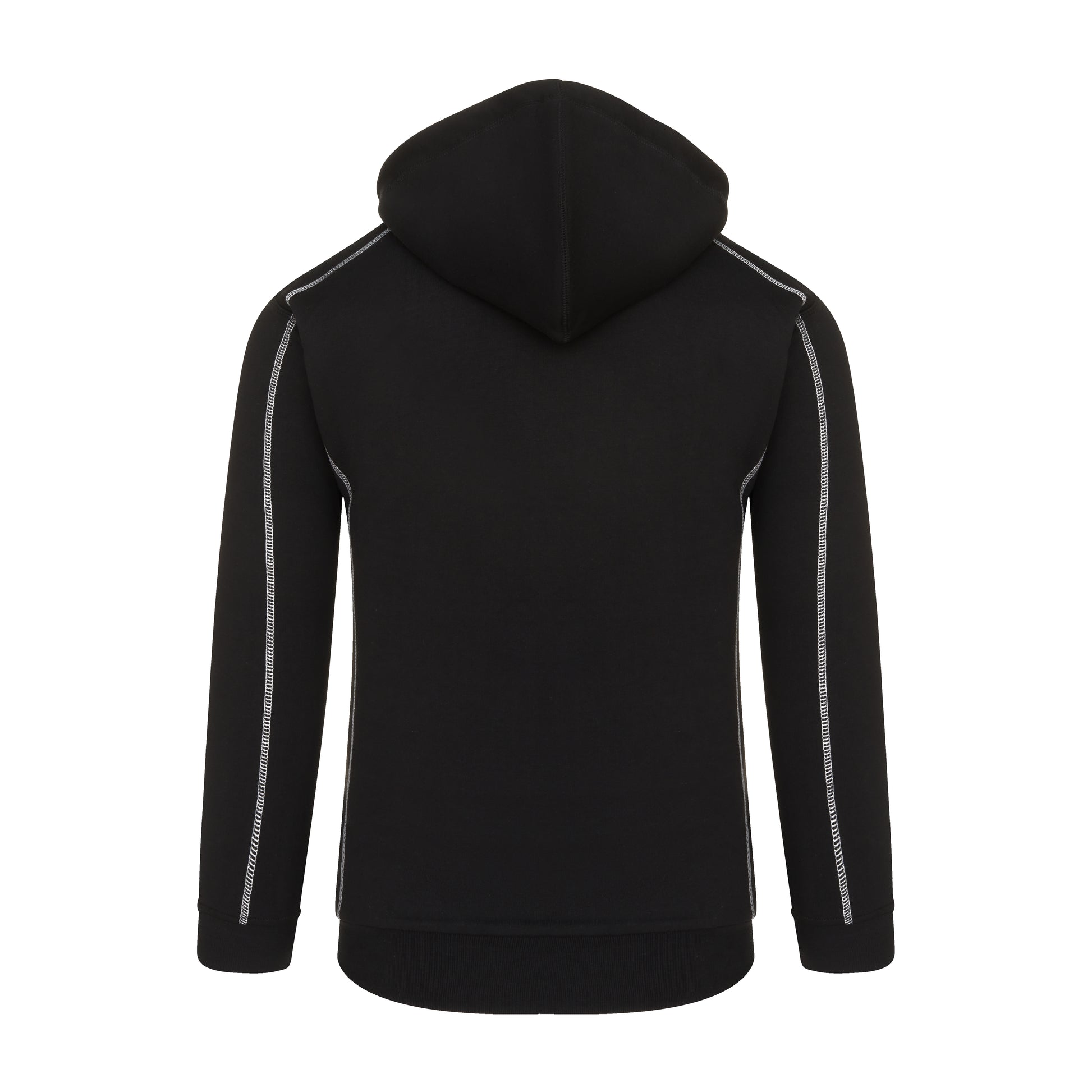 Crane Fur-Lined Hoodie Black Back
