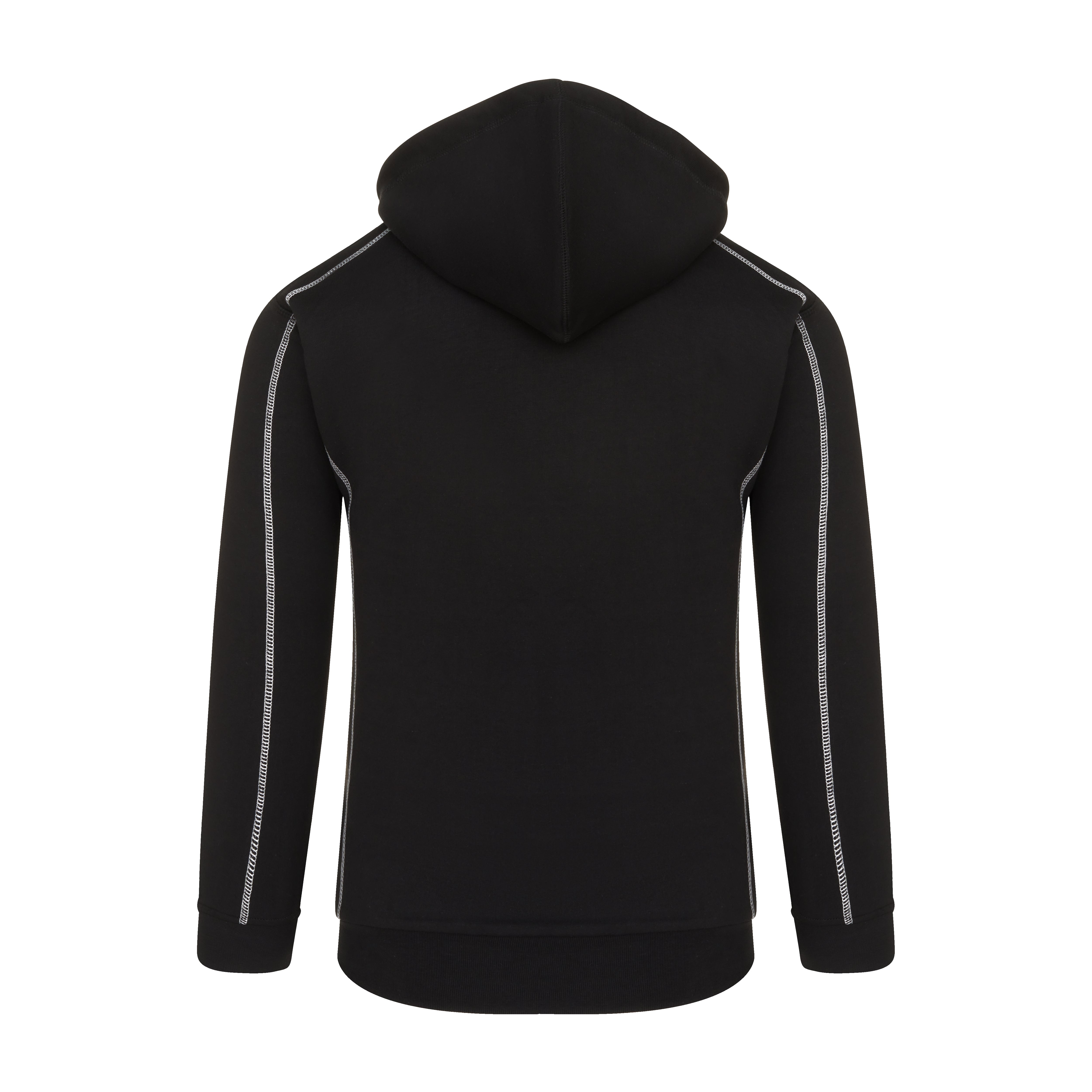 Crane Fur-Lined Hoodie Black Back