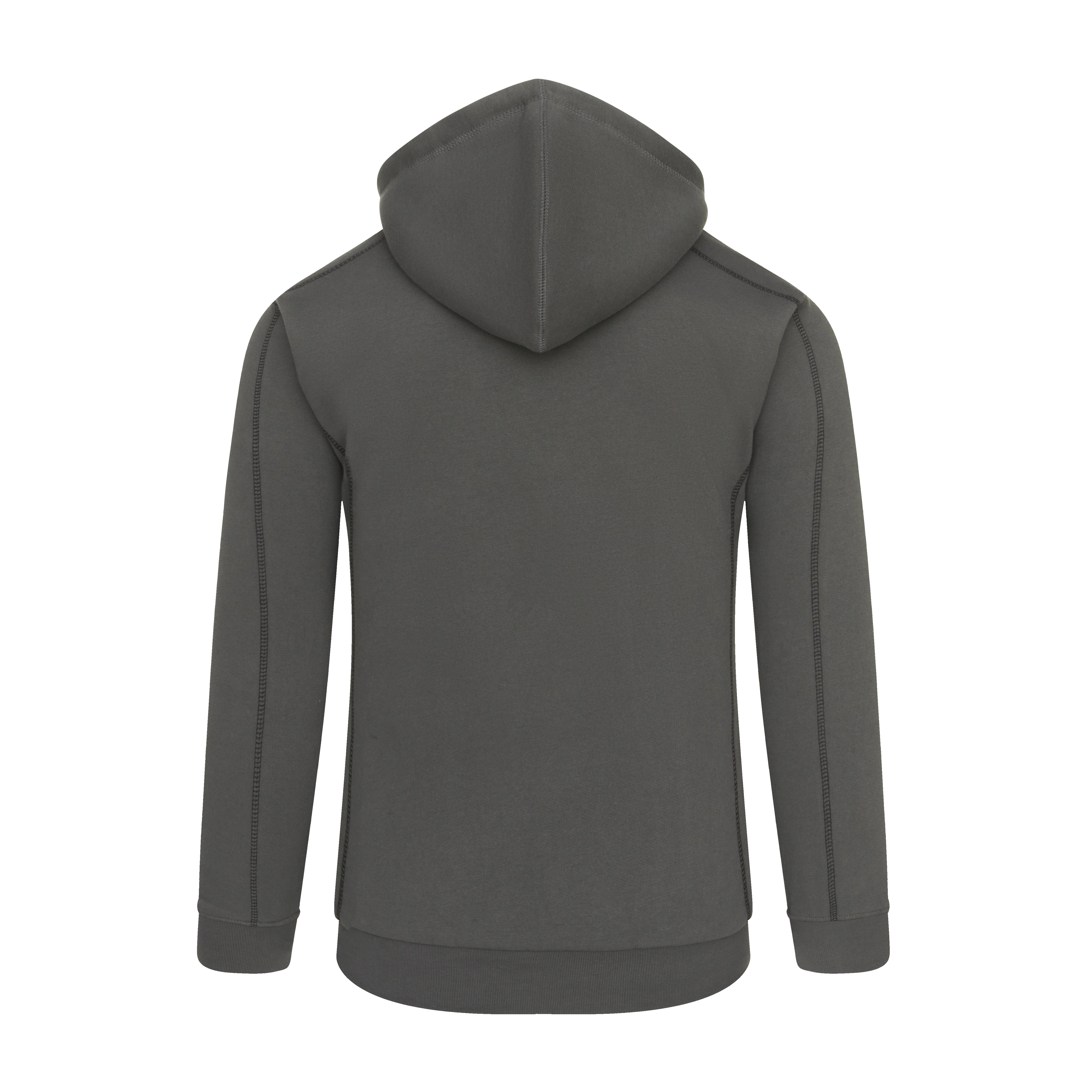 Crane Fur-Lined Hoodie Graphite Back