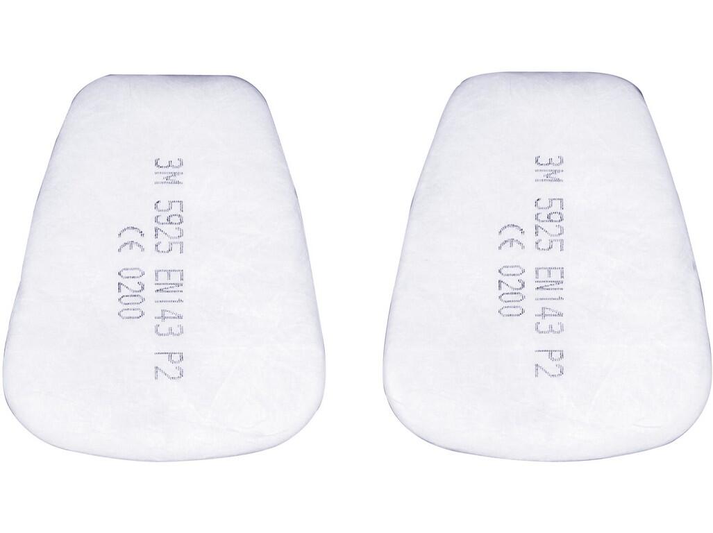 Filter 3M 5925: Filter of class P2, protection against solid and liquid aerosols up to 12 x NPF, can be used individually or as pre-filter.