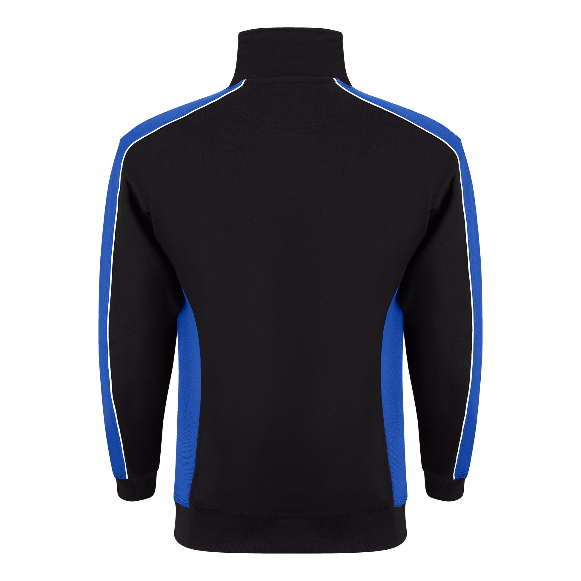 Avocet Quarter Zip Sweatshirt Black - Royal Back