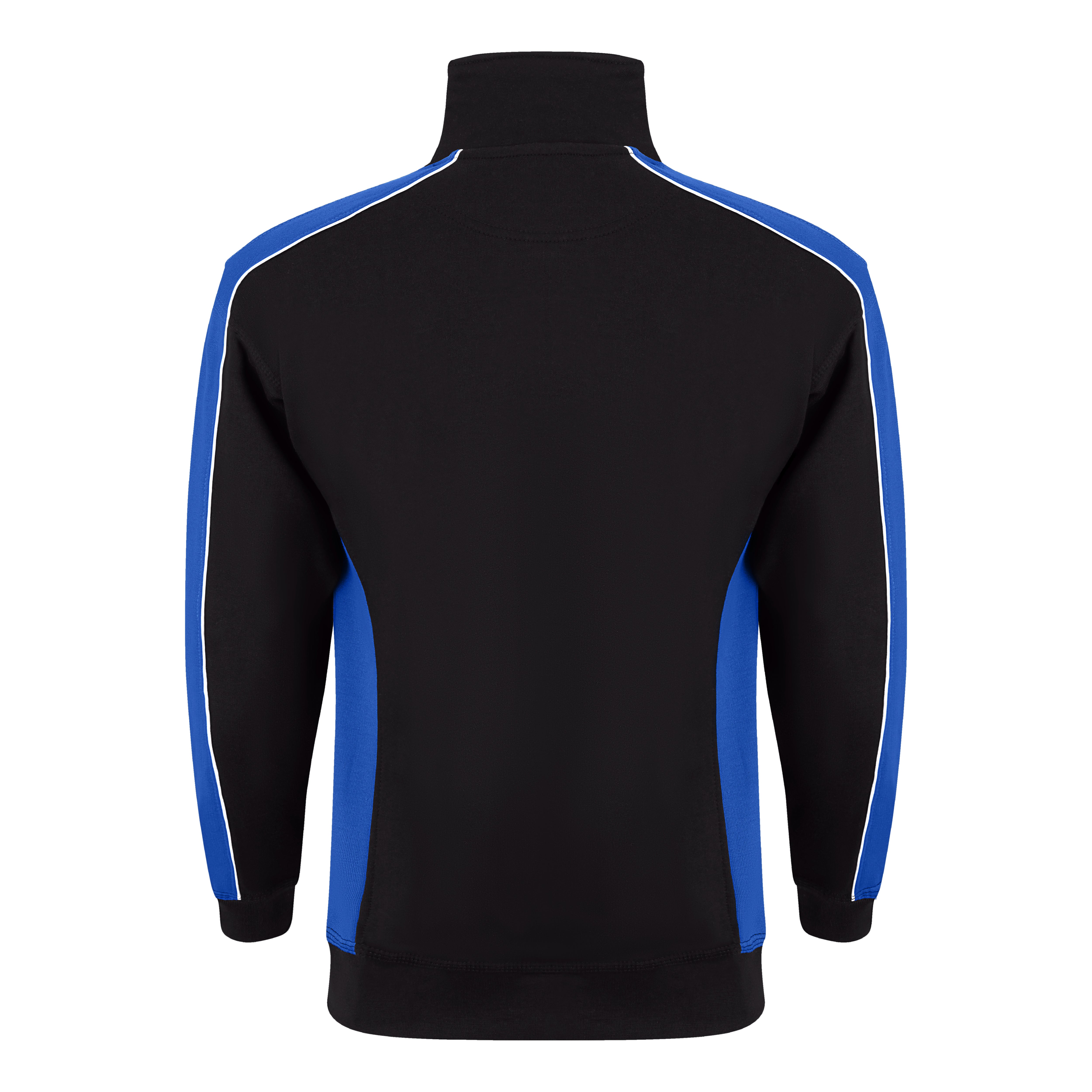 Avocet Quarter Zip Sweatshirt Black - Royal Back
