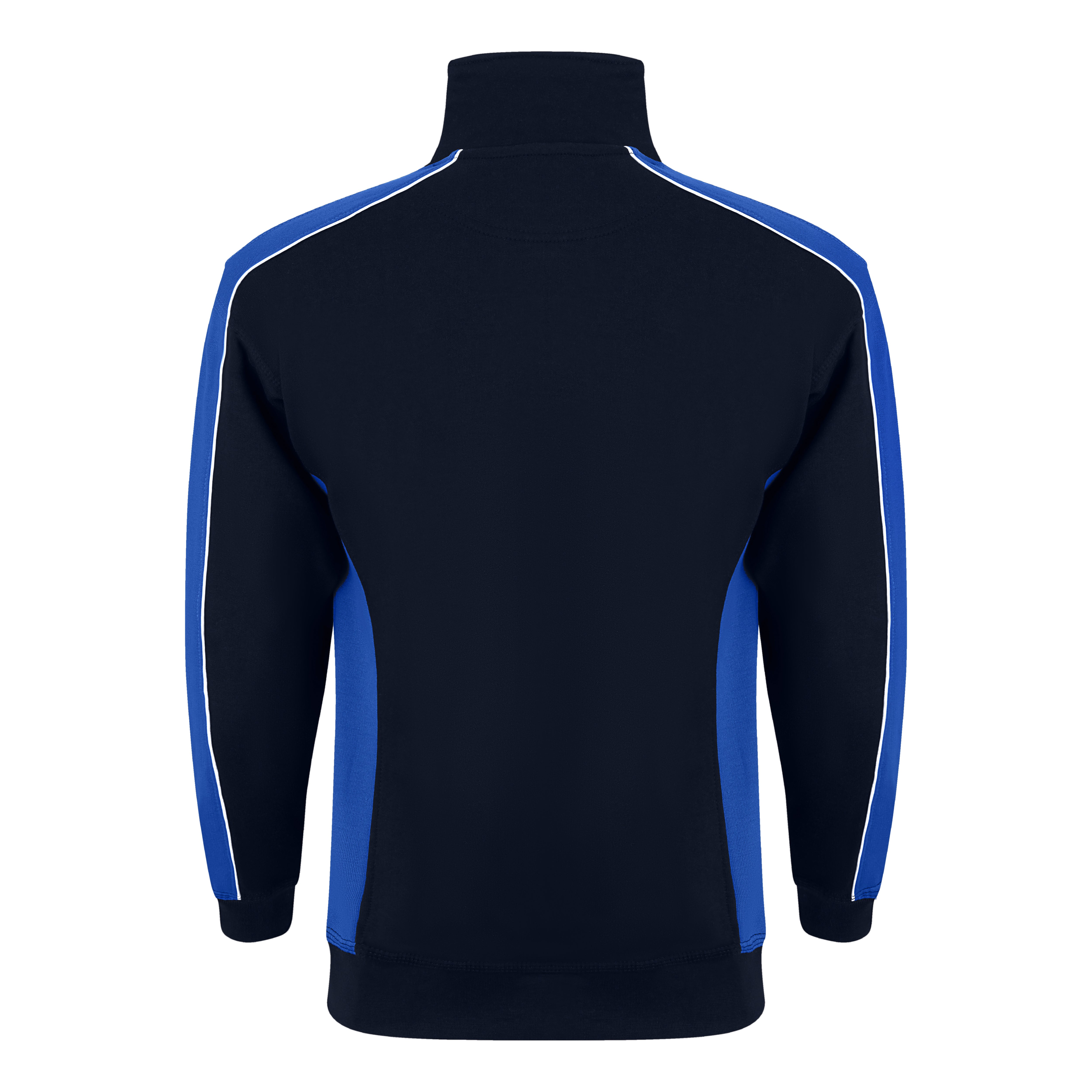 Avocet Quarter Zip Sweatshirt Navy - Royal Back
