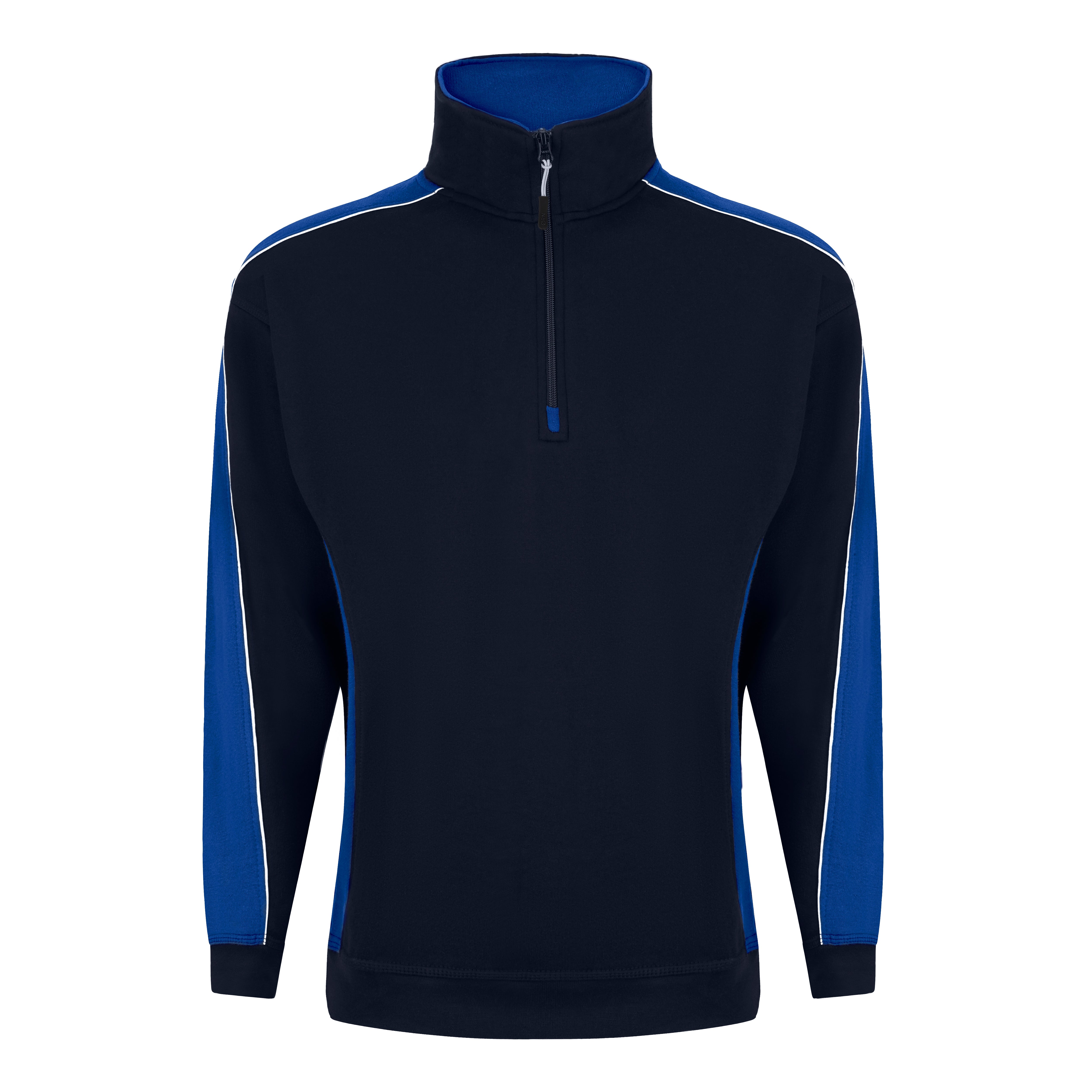 Avocet Quarter Zip Sweatshirt Navy - Royal Front