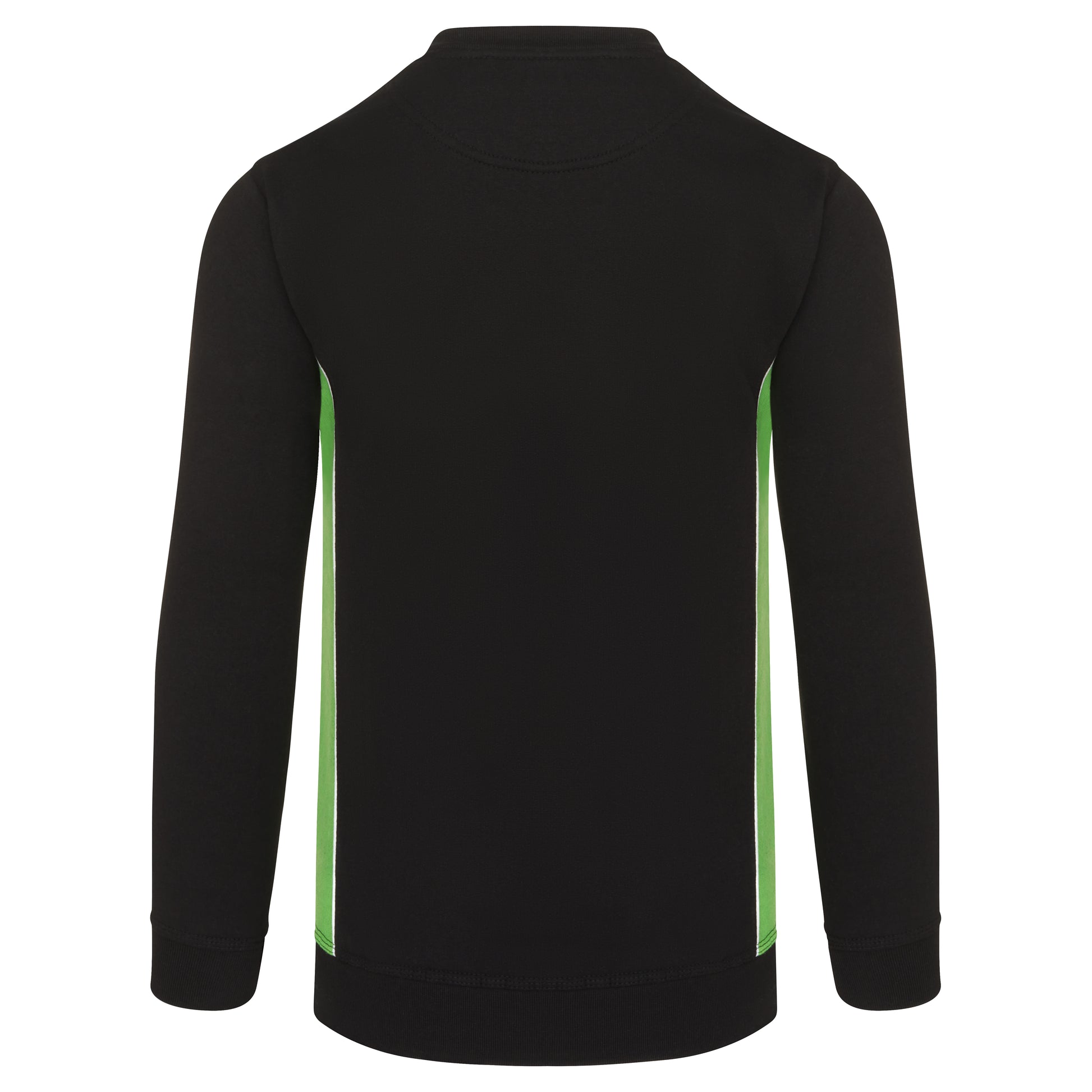 Silverswift Sweatshirt Black - Lime Back