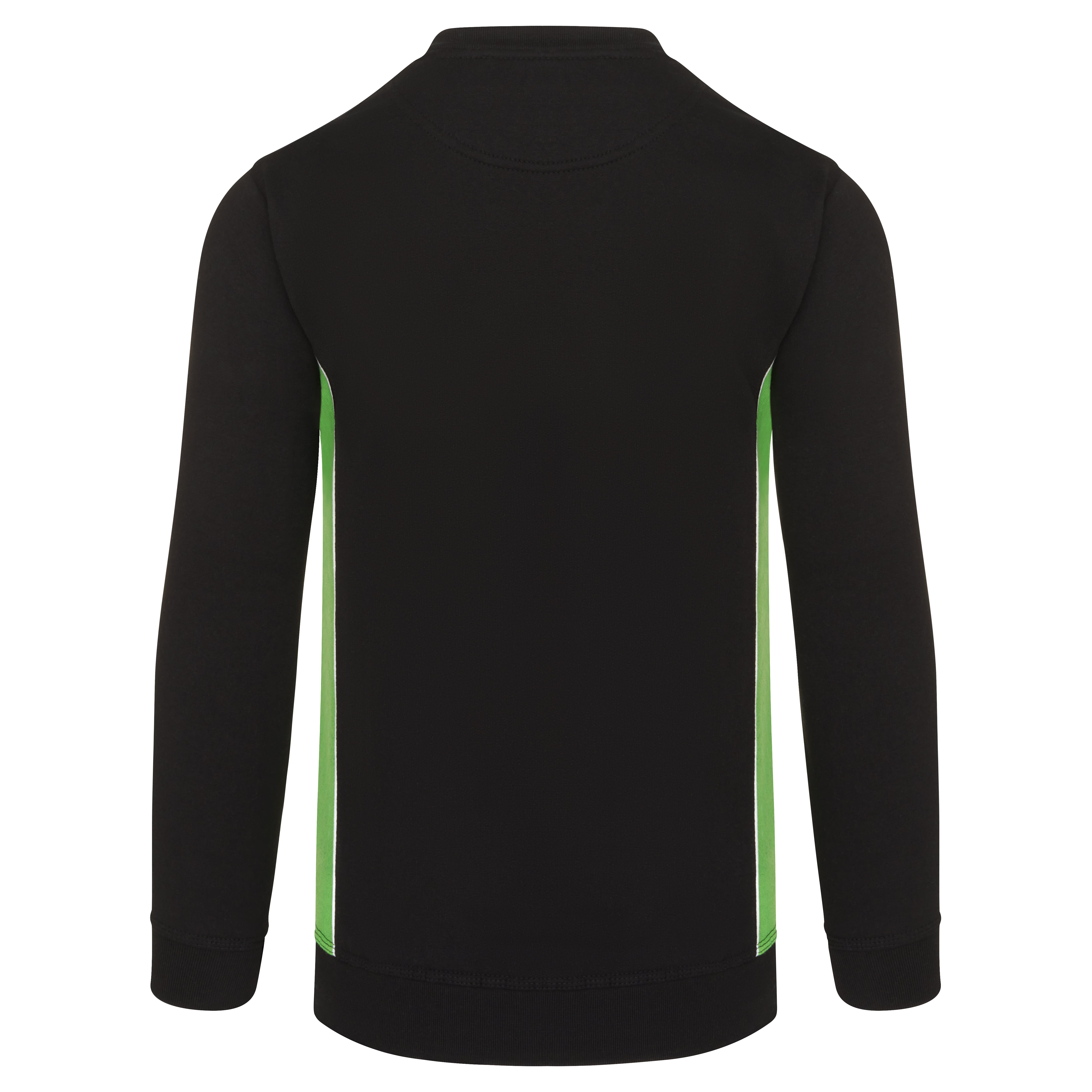 Silverswift Sweatshirt Black - Lime Back