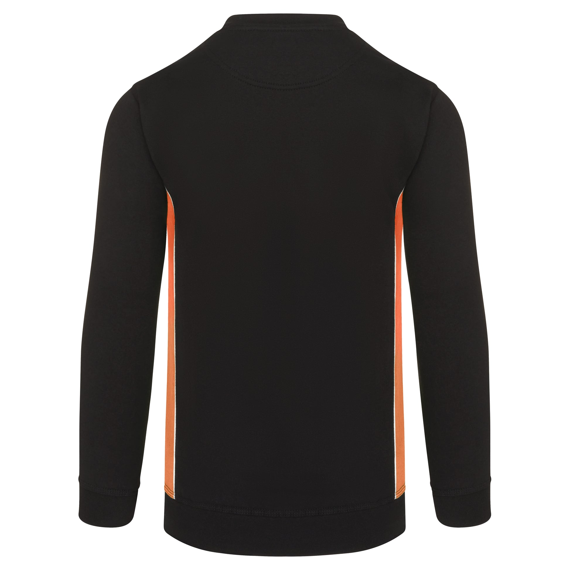 Silverswift Sweatshirt Black - Orange Back