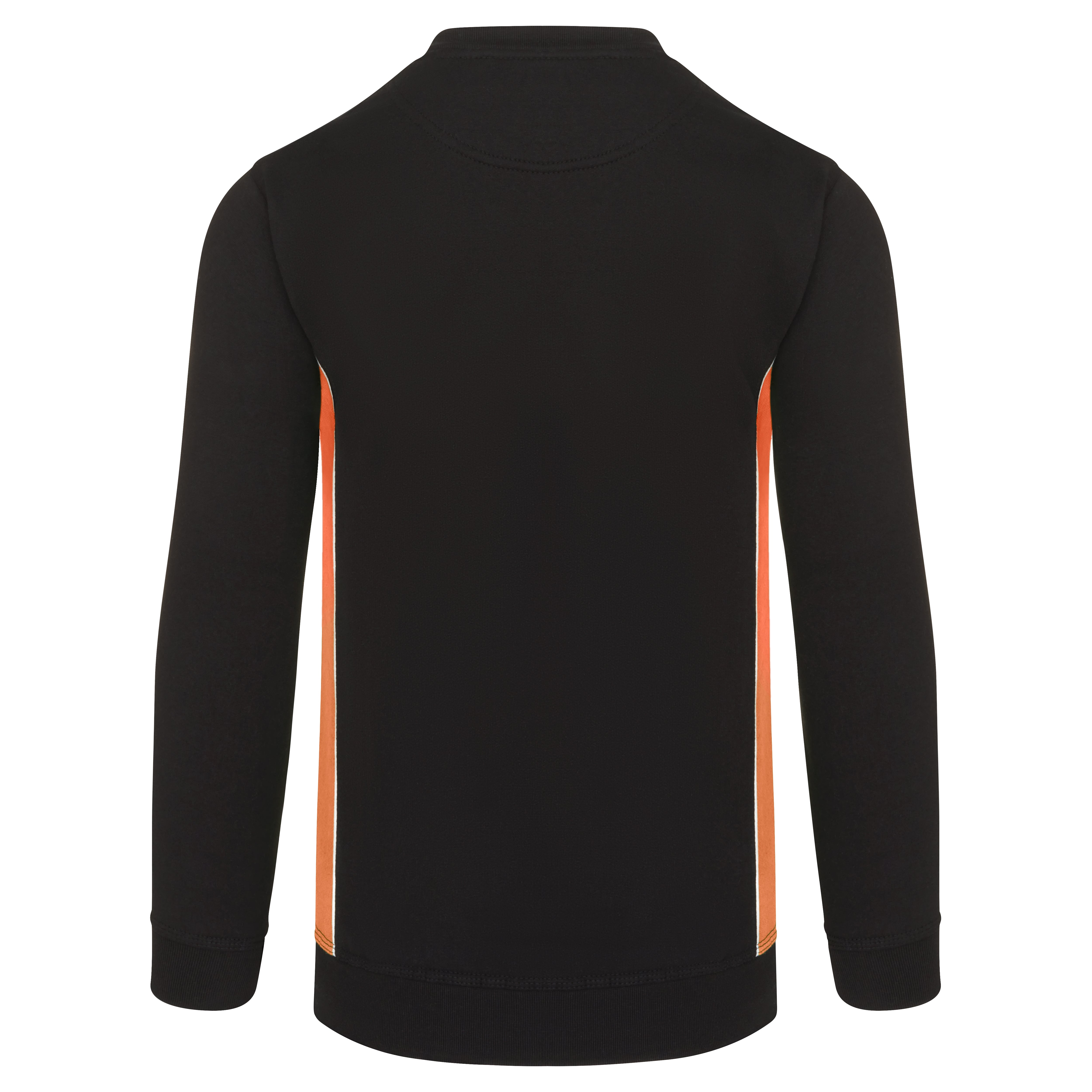Silverswift Sweatshirt Black - Orange Back