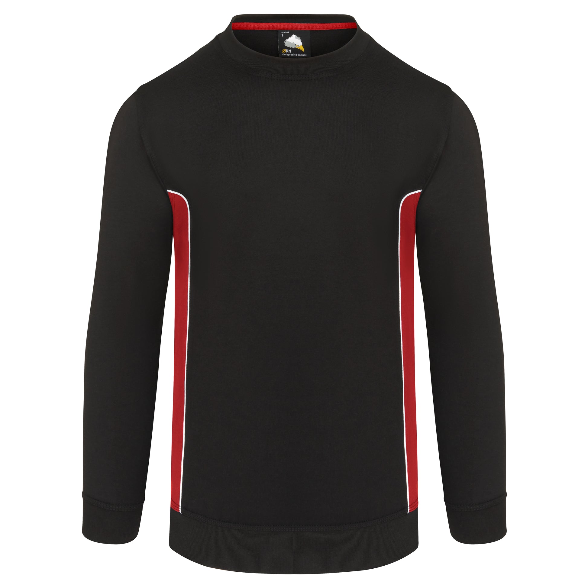 Silverswift Sweatshirt Black - Red Front