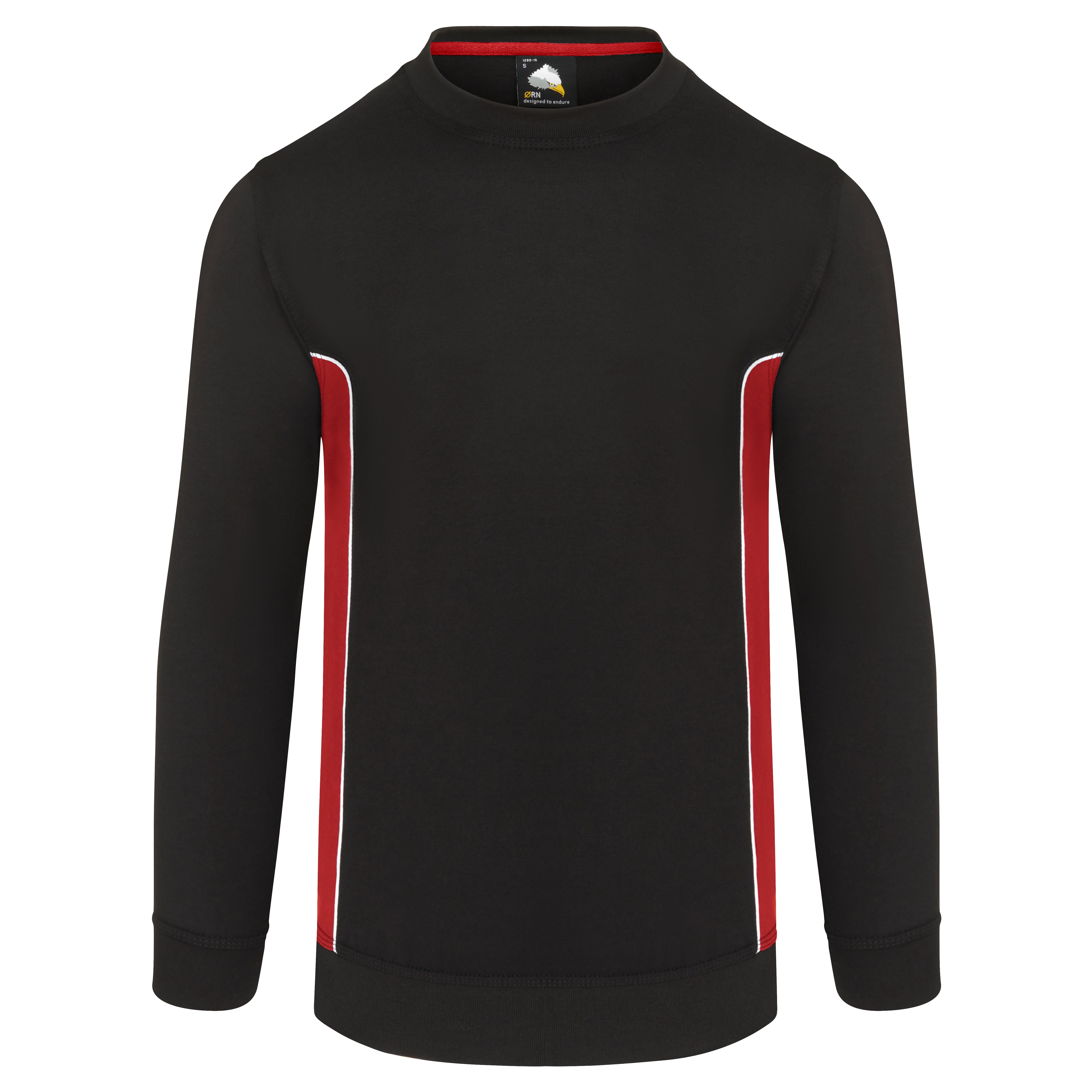 Silverswift Sweatshirt Black - Red Front