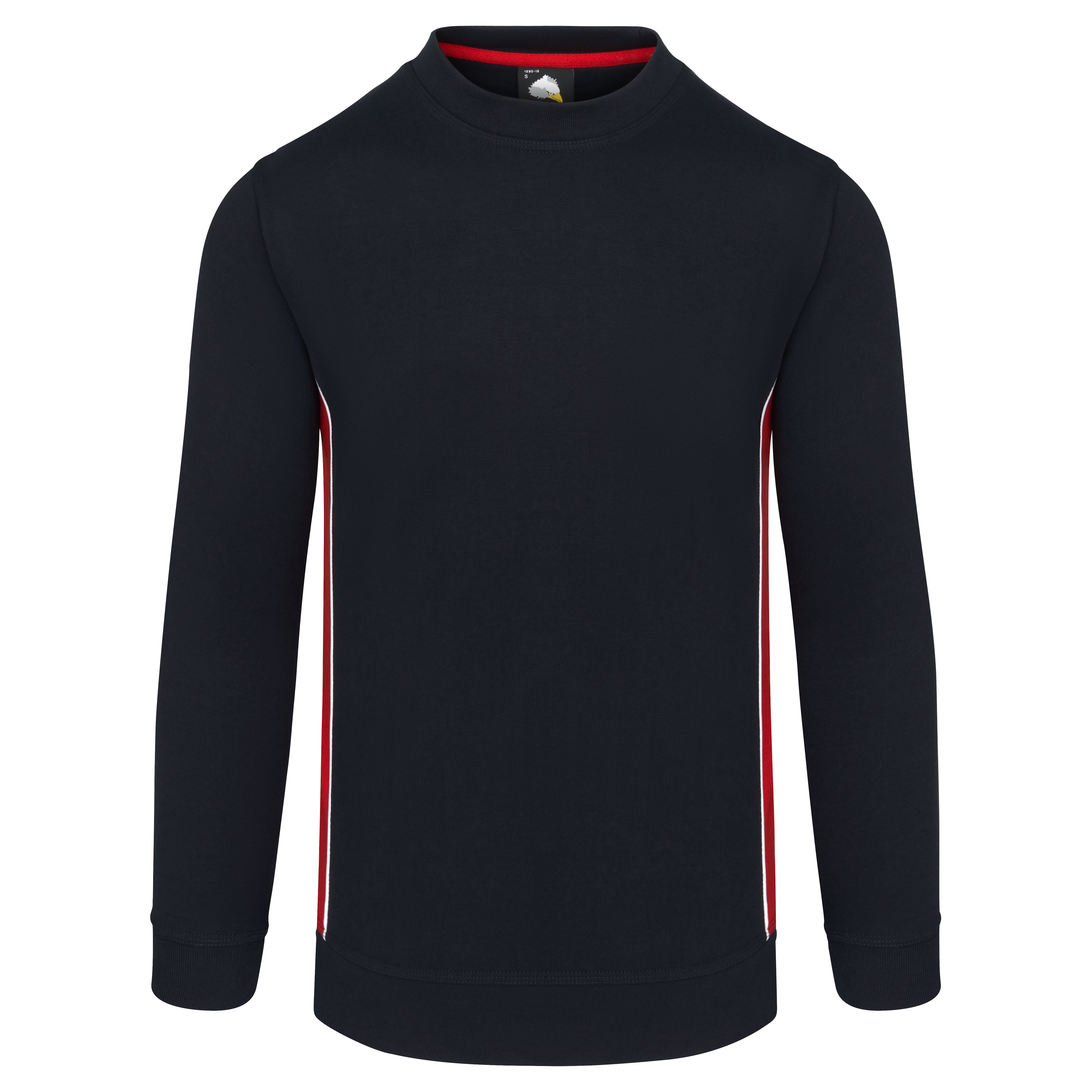 Silverswift Sweatshirt Navy - Red Front