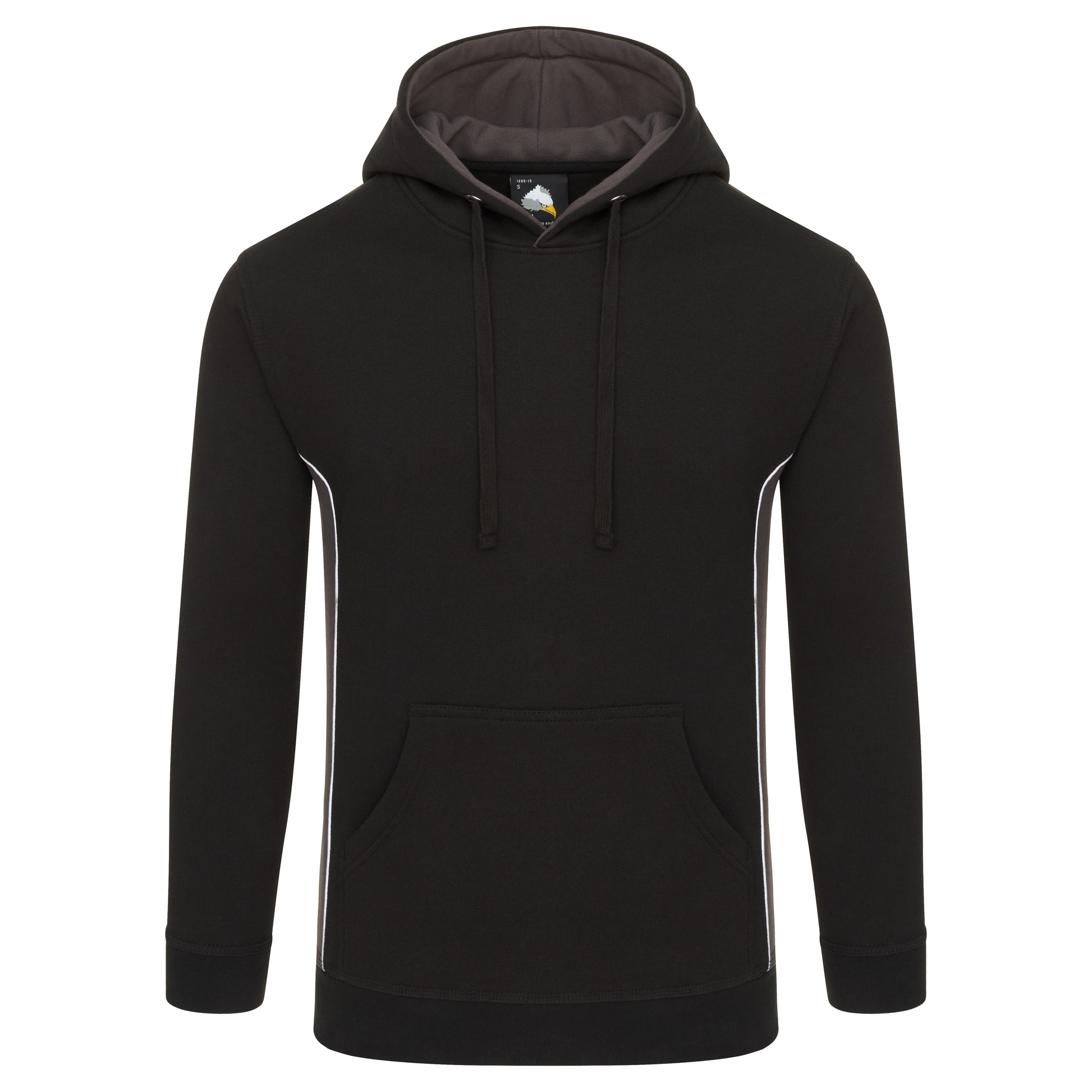 Silverswift Hoodie Black - Graphite Front