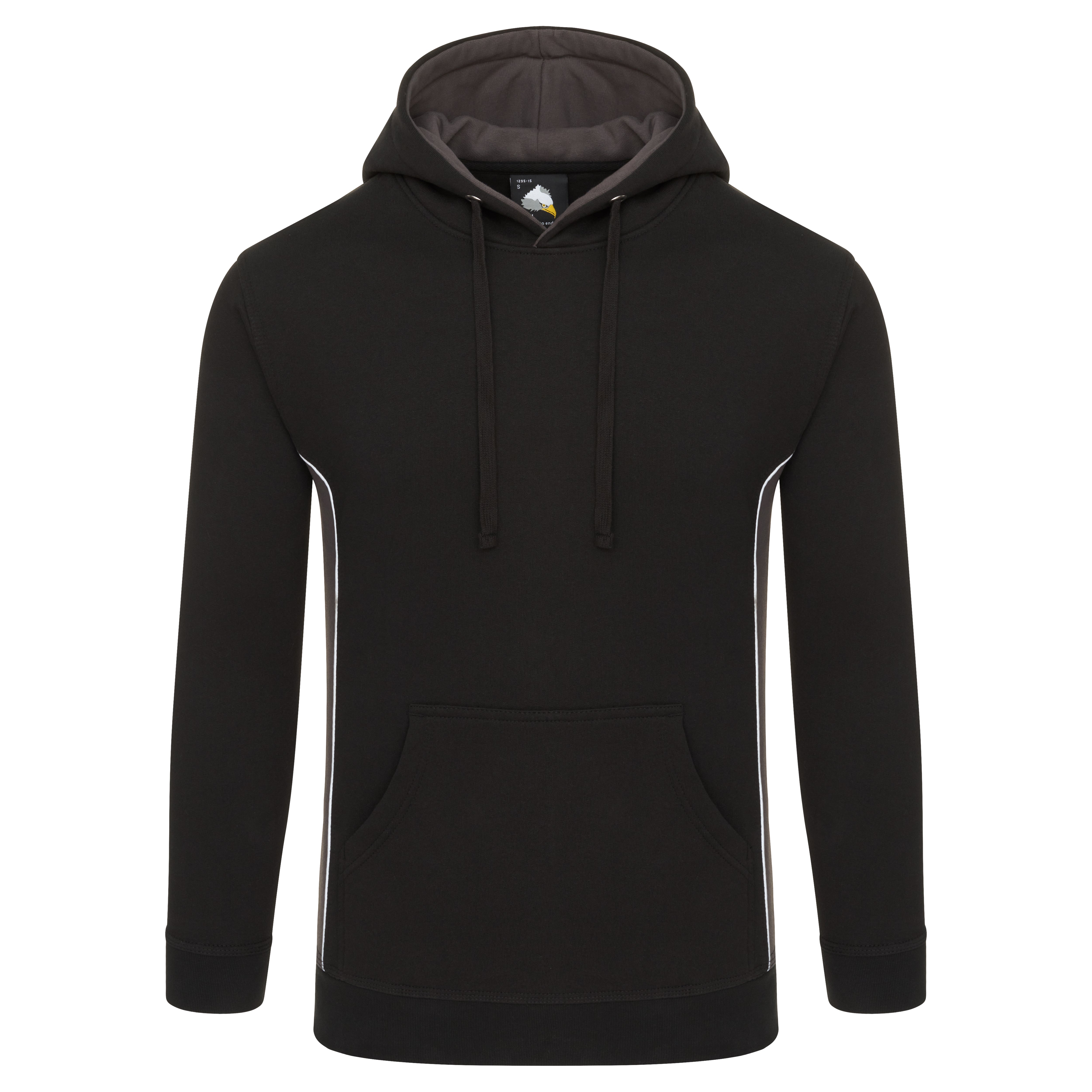 Silverswift Hoodie Black - Graphite Front