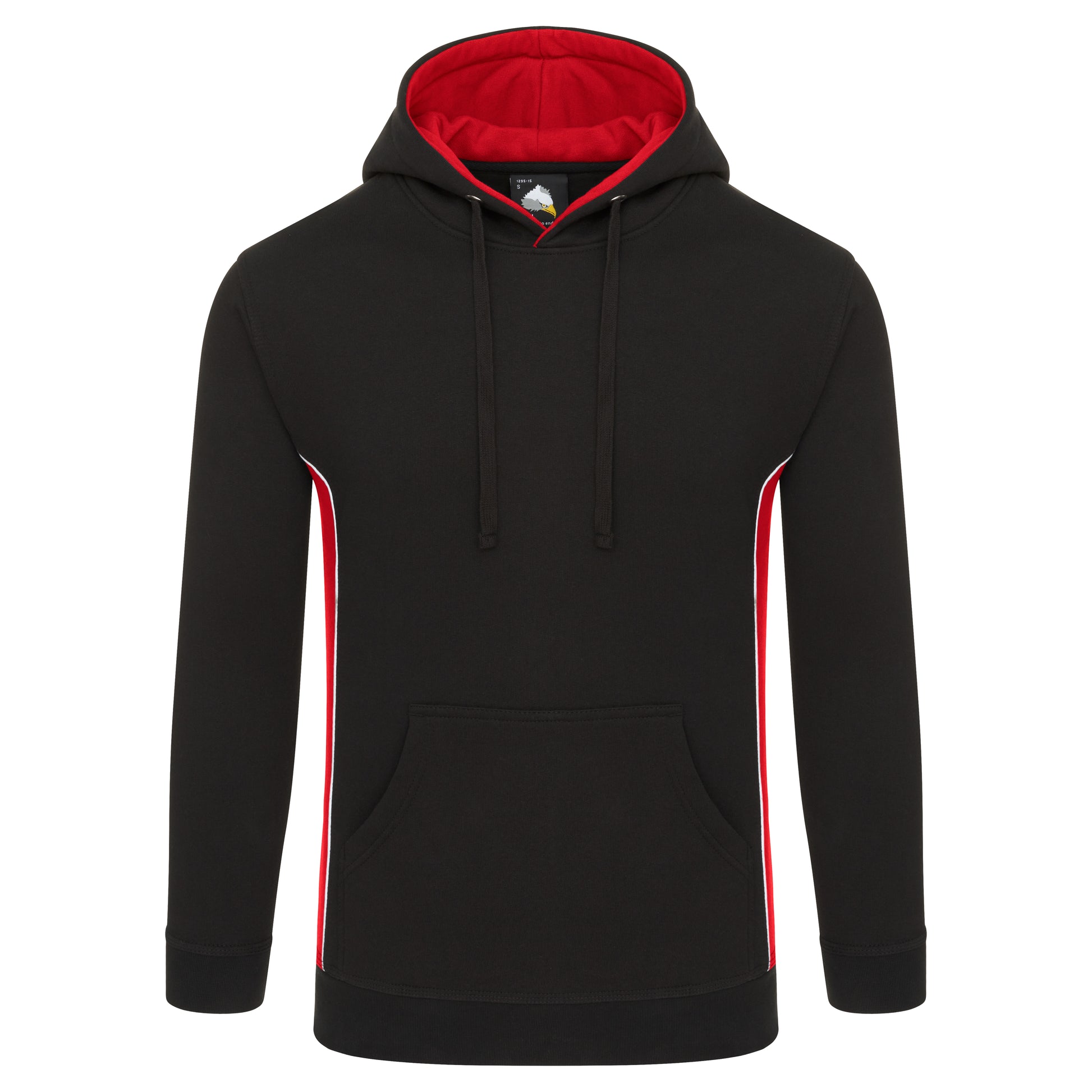 Silverswift Hoodie Black - Red Front