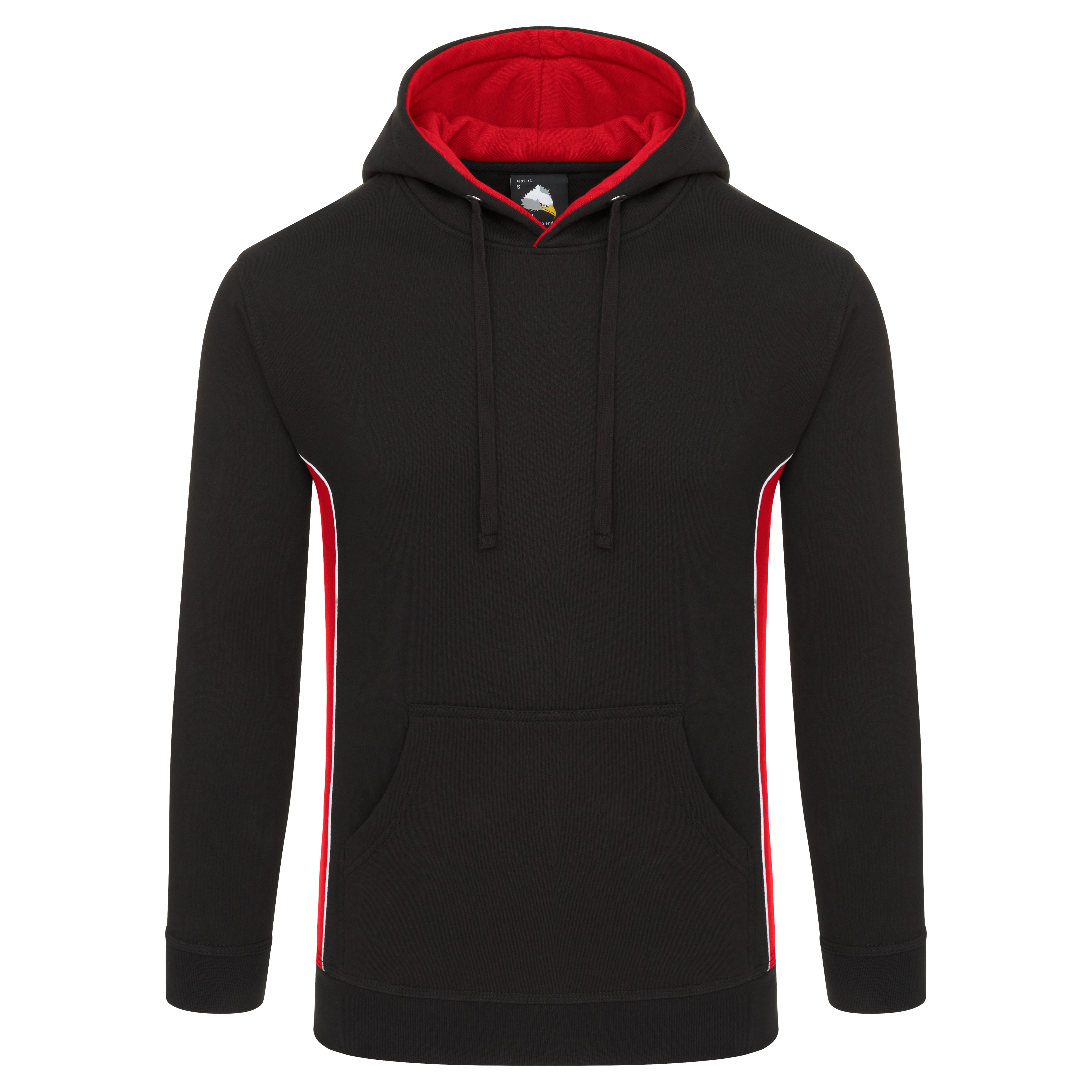 Silverswift Hoodie Black - Red Front
