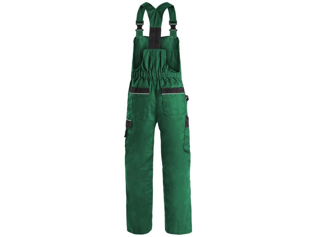 Bibpants CXS ORION KRYŠTOF: Men’s working trousers with bib, bib flap pockets, waist with belt loops and elastic band in the back, front pockets with loops for tools, multifunctio…