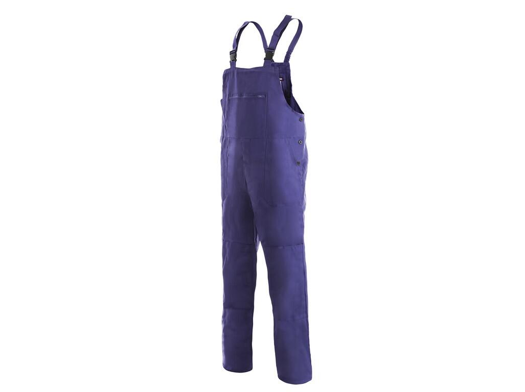 Bibpants CXS FRANTA: Men ́s working trousers with bib, chest zip pocket, back waist elastic band, double knees, side pocket on the right, button side fastening. Recommended applic…