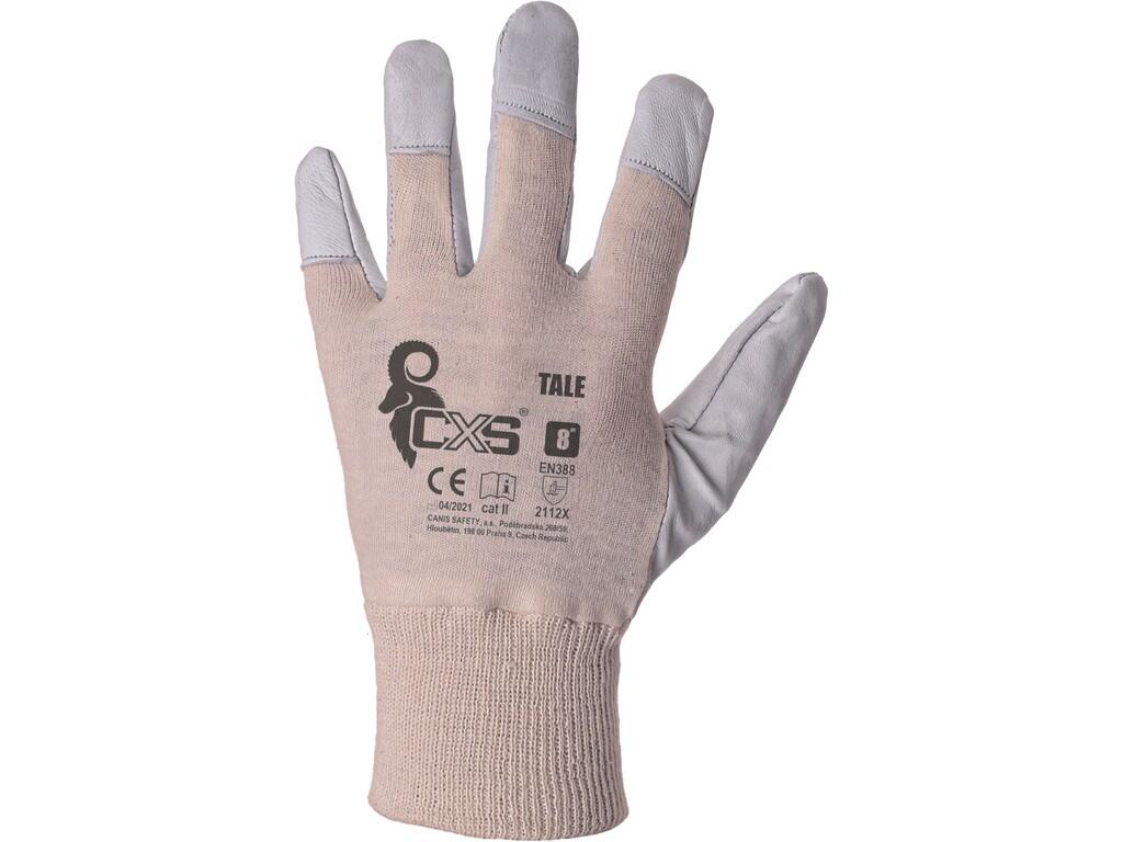 Gloves CXS TALE: Gloves with knitted cuff. Recommended applications: logistic, light industry, hobby, car servis, construction, drivers.