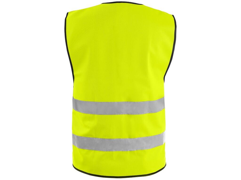 Vest CXS GUSTAV: High visible vest, velcro closure.