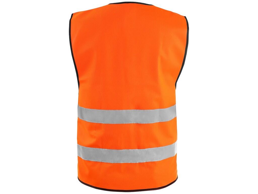 Vest CXS GUSTAV: High visible vest, velcro closure.