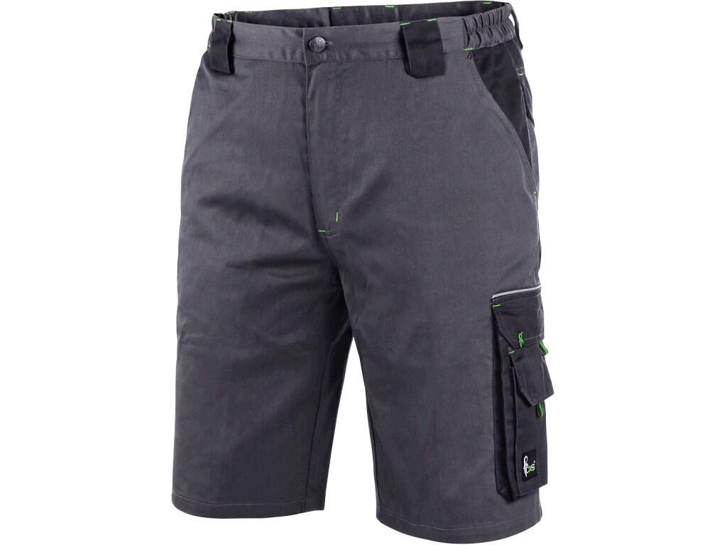 Shorts CXS SIRIUS ELIAS: Men’s working shorts, waist with belt loops and side elastic bands, front pockets, multifunctional pockets on both sides, two back flap pockets, reflectiv…