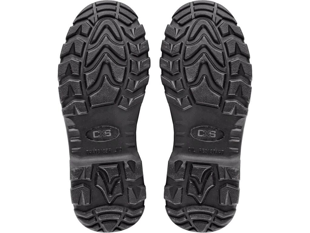 Ankle footwear INDUSTRY: Ankle footwear, winter, leather without steel toe cap, reflective accessories. Material: 1,6 - 1,8 mm cow hydrophobic split embossed leather upper, Cambre…