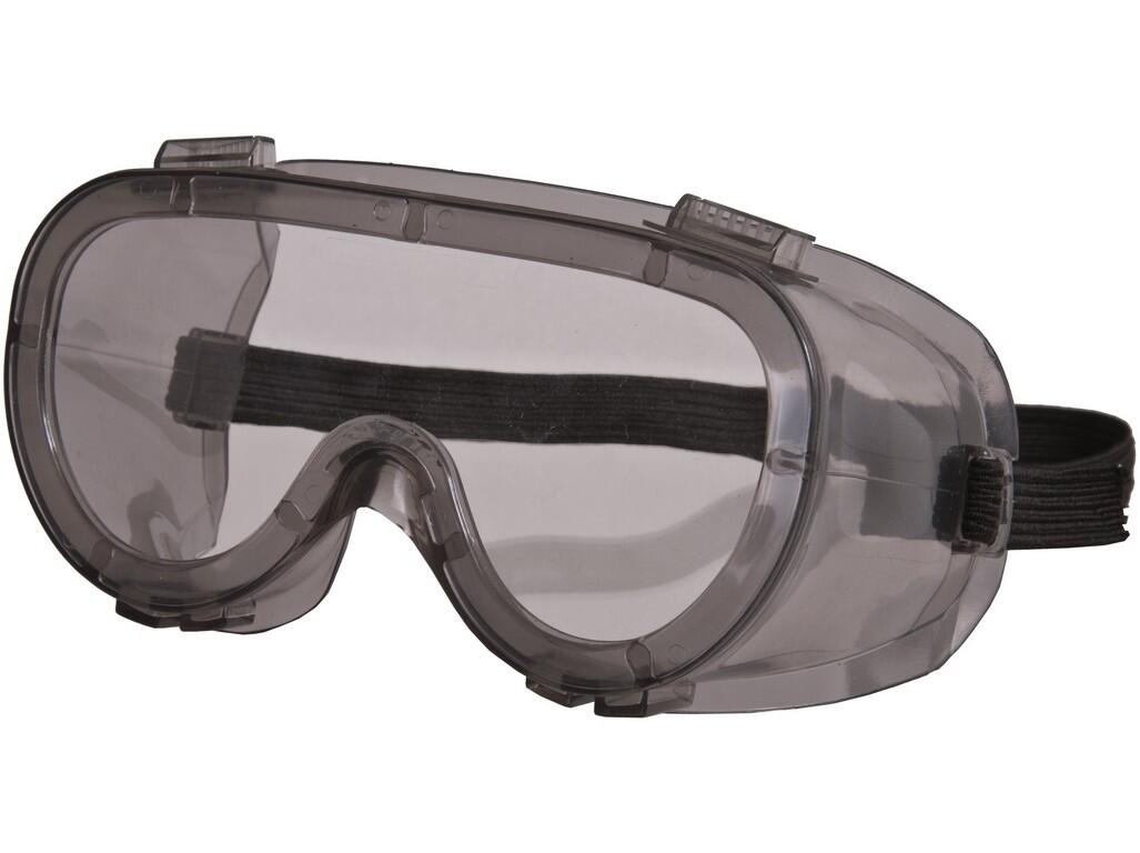 Goggles VENTI: Closed cell protective goggles with clear polycarbonate lenses. They provide the user with excellent ergonomics thanks to adjustable elastic textile straps. Their c…