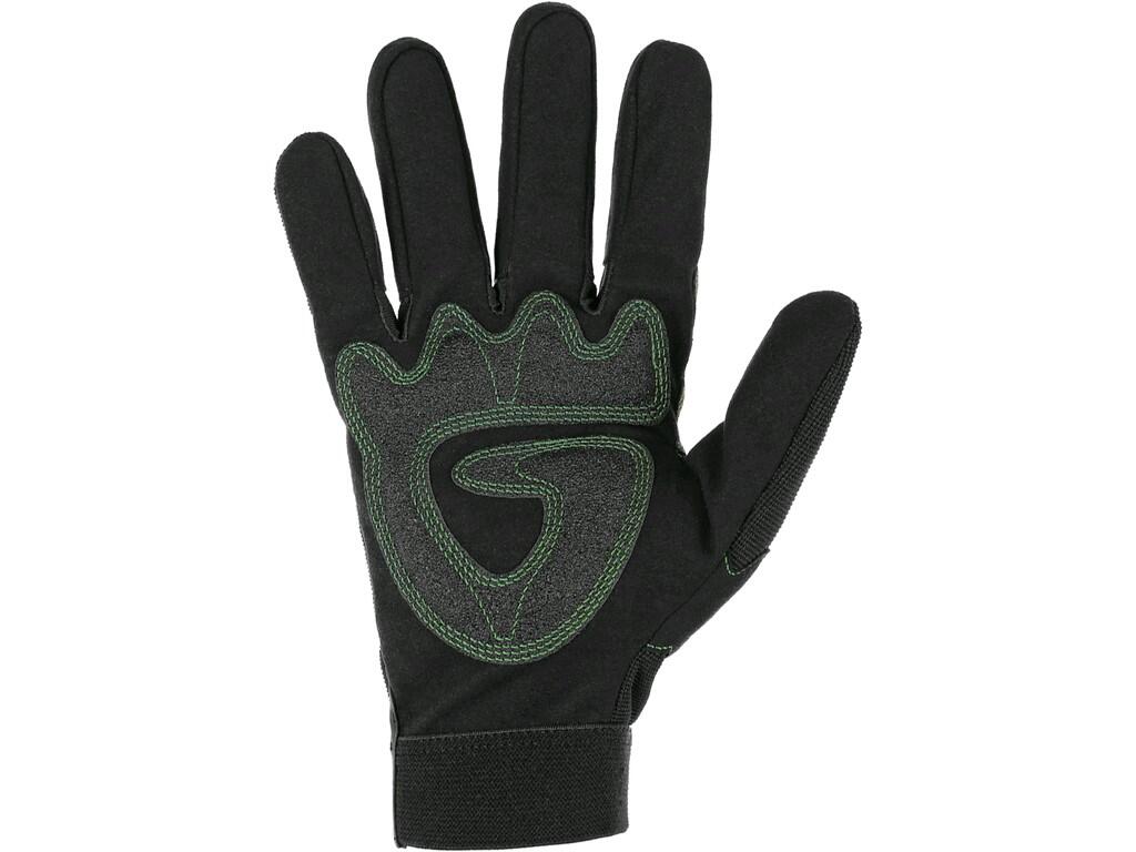Gloves CXS GE-KON: Combined gloves, comfortable to wear, resist shrinking, stretching and hardening. Foam padding and in palm to help reduce shock, antislip grip. Packed with blis…