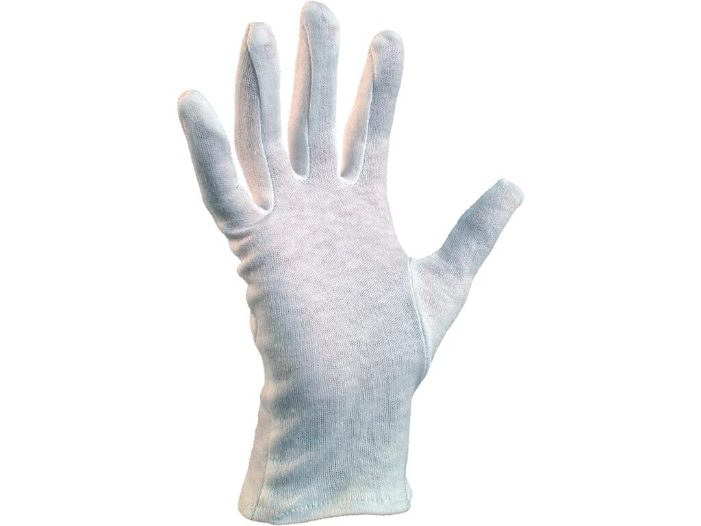 Gloves FAWA: Textile gloves made of bleached cotton knit, fourchette style. Recommended application: handling with light or small items, agriculture, automotive, fine assembly, wa…