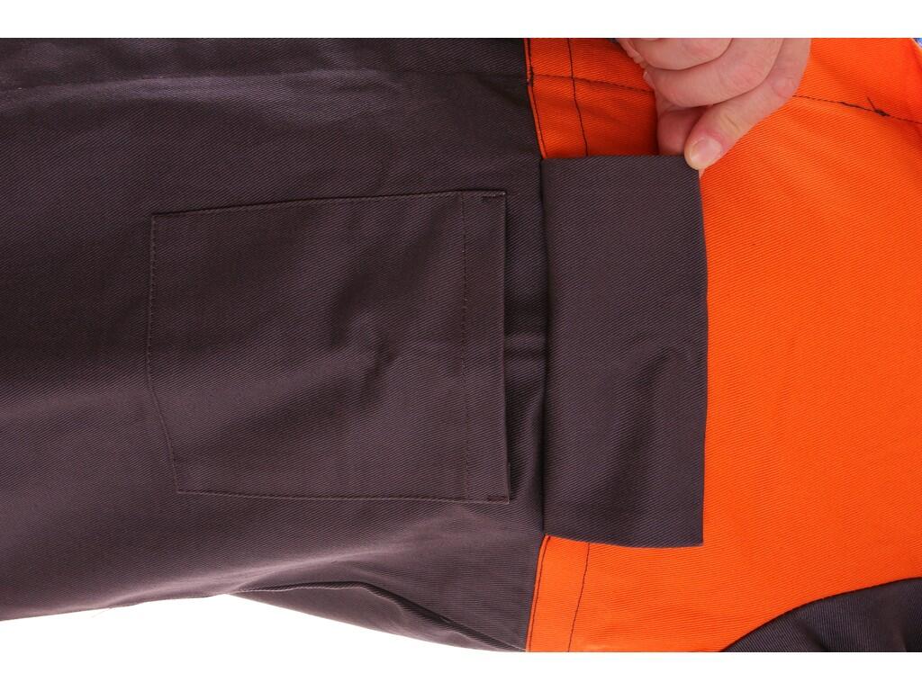 Jacket MOFOS: Men ́s welding jacket, button for pulling sleeve cuffs, reinforced elbows, covered button fastening, chest pocket with velcro on the left side. Recommended applicati…