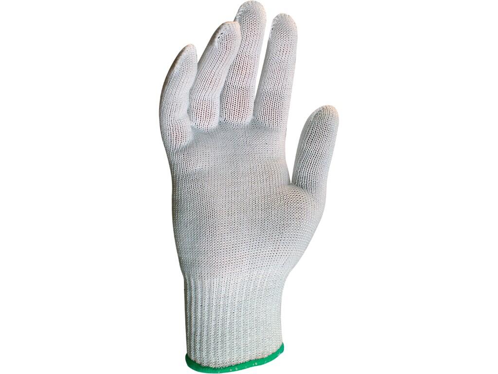 Gloves CXS KASA: Textile gloves made of bleached blended knit, elastic cuff. Recommended application: warehouse, handling with light or small items, hobby, automotive, light assem…