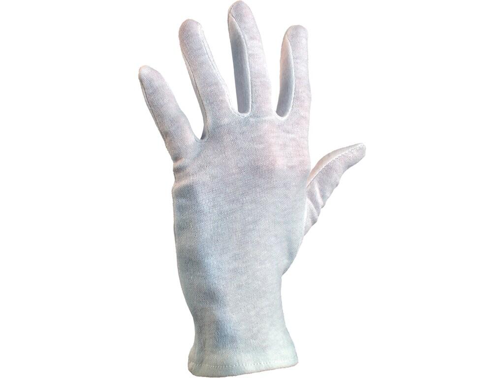 Gloves FAWA: Textile gloves made of bleached cotton knit, fourchette style. Recommended application: handling with light or small items, agriculture, automotive, fine assembly, wa…