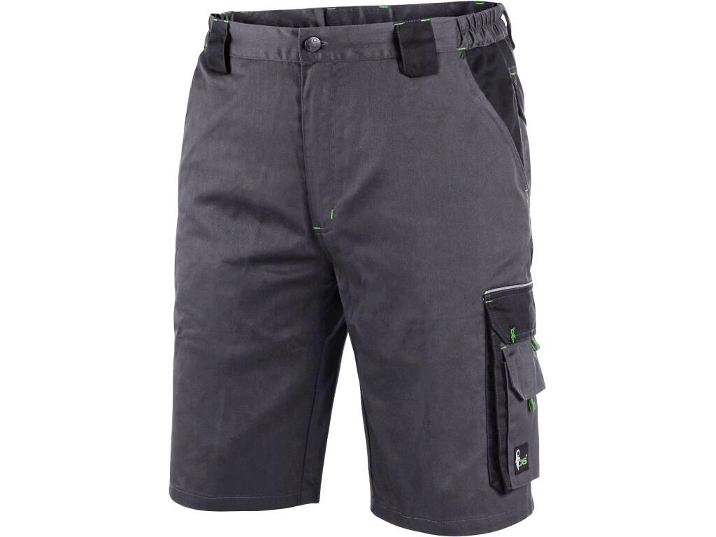 Shorts CXS SIRIUS ELIAS: Men’s working shorts, waist with belt loops and side elastic bands, front pockets, multifunctional pockets on both sides, two back flap pockets, reflectiv…