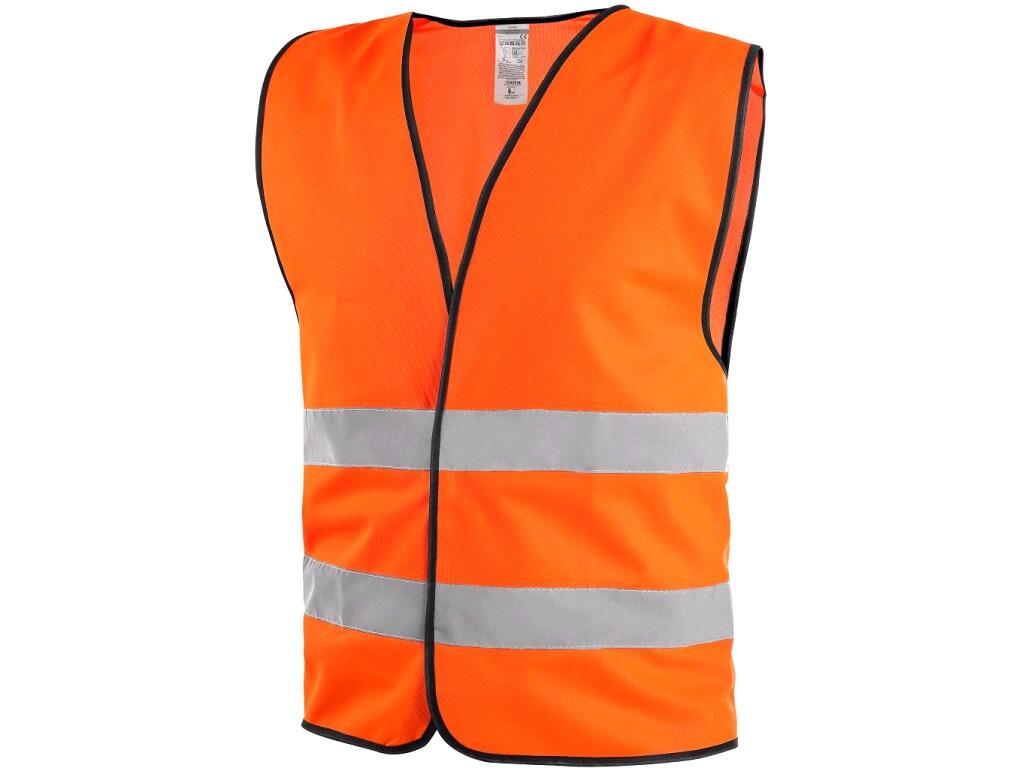 Vest CXS GUSTAV: High visible vest, velcro closure.
