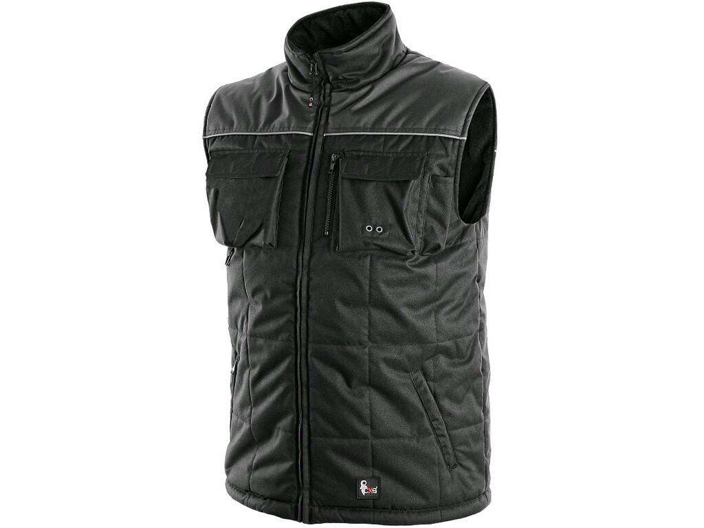 Vest CXS SEATTLE: Men’s padded vest, water-resistant with fleece collar, reflective stripes, zipper fastening, tightening on bottom part. Pockets: 2 bottom pockets with reflective…
