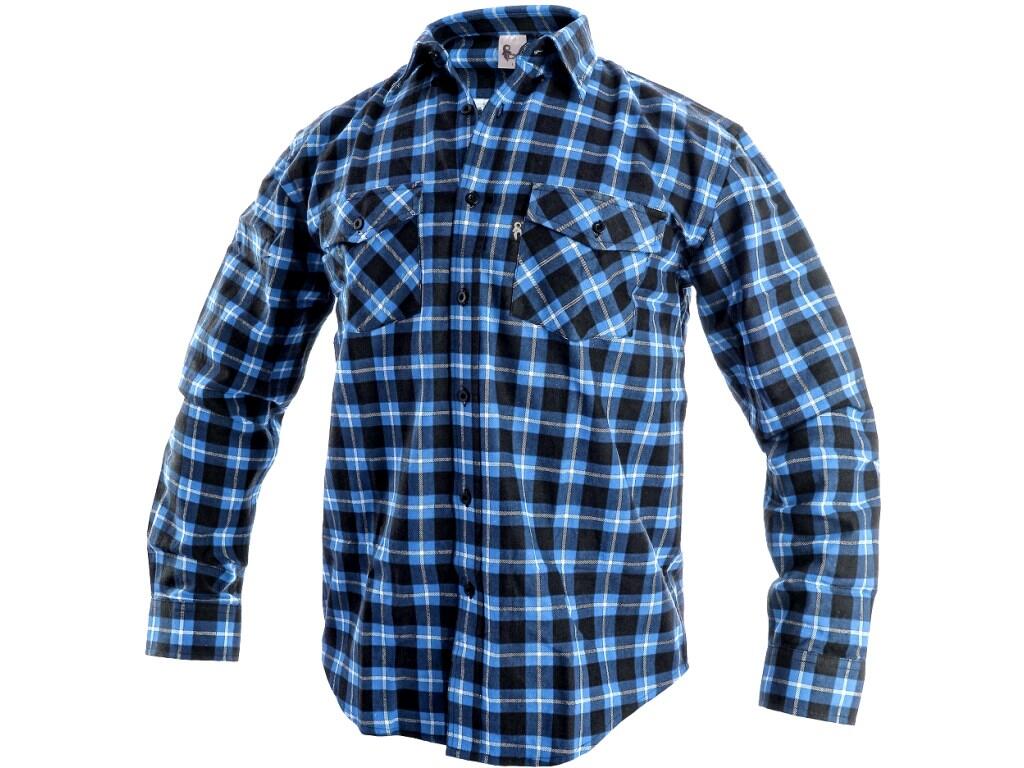 Shirt CXS TOM: Men’s flannel shirt, cuffs and pocket flaps with button, 2 chest pockets.