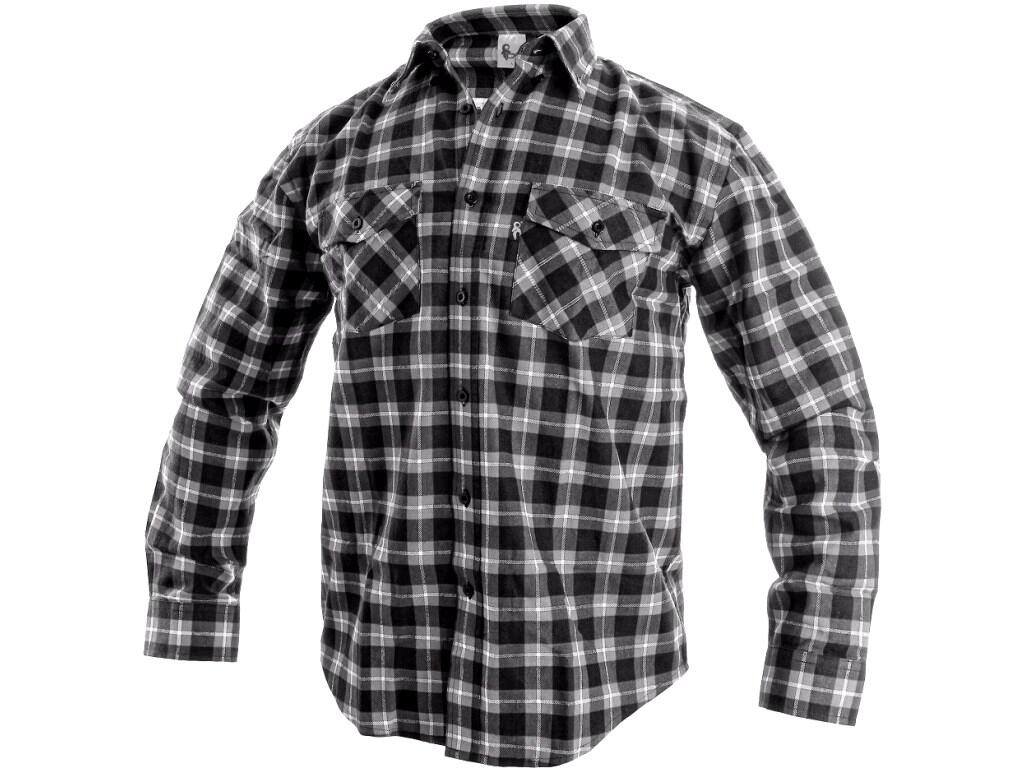 Shirt CXS TOM: Men’s flannel shirt, cuffs and pocket flaps with button, 2 chest pockets.