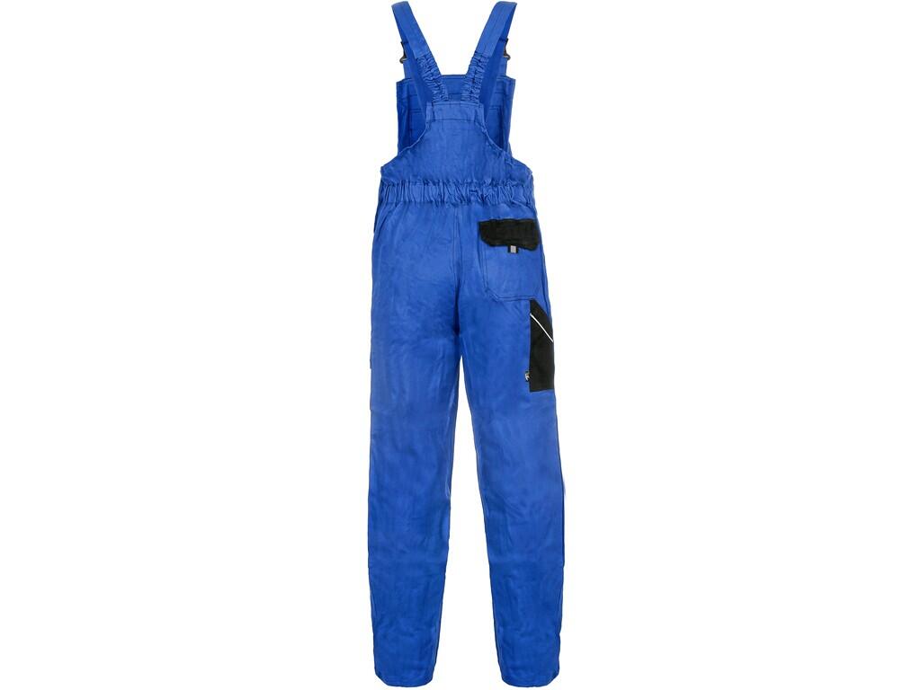 Bibpants CXS LUXY MARTIN winter: Men ́s working trousers with bib, flannel lining, bib zipper pocket, waist with elastic band in the back, front pockets, side pocket for tape / fo…